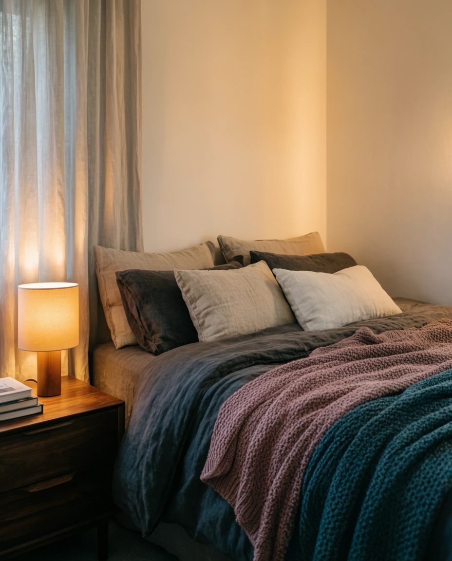 A Bedroom Retreat in Deep Tones 1