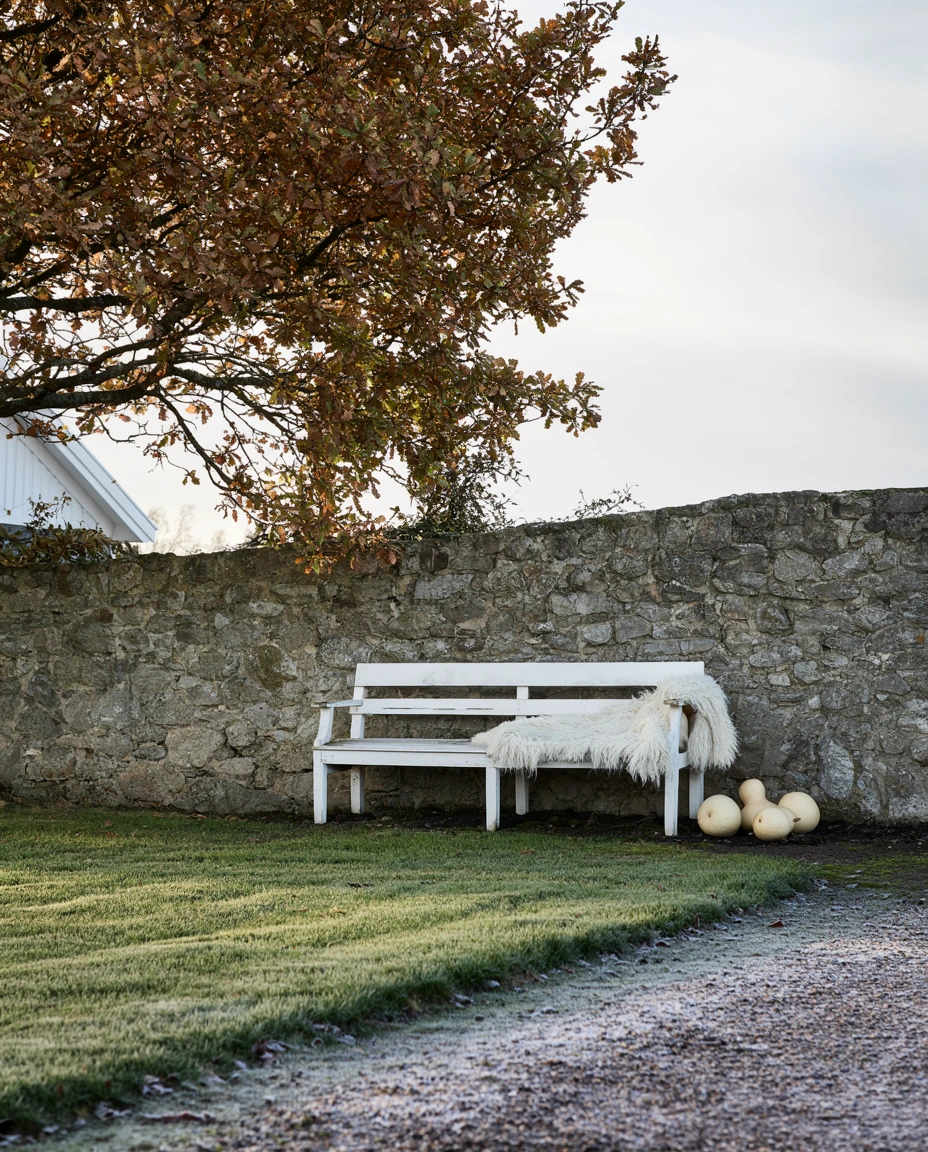 A Bench Dressed for Autumn 2