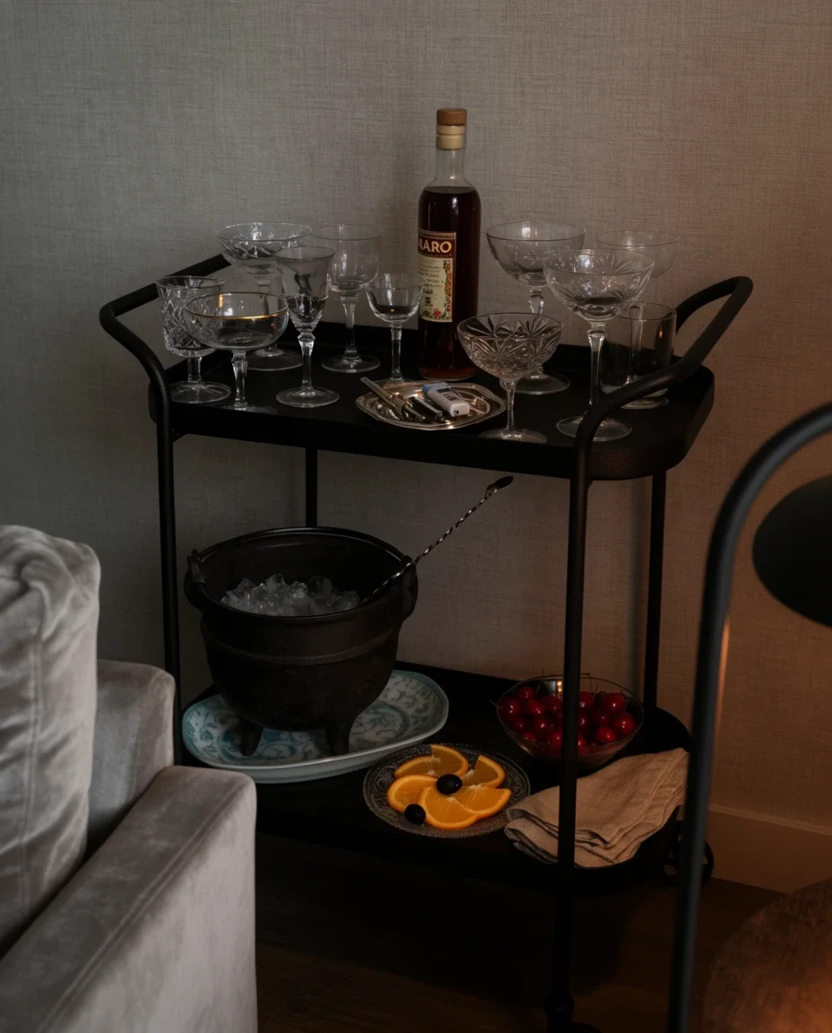 A Cauldron Bar Cart 1