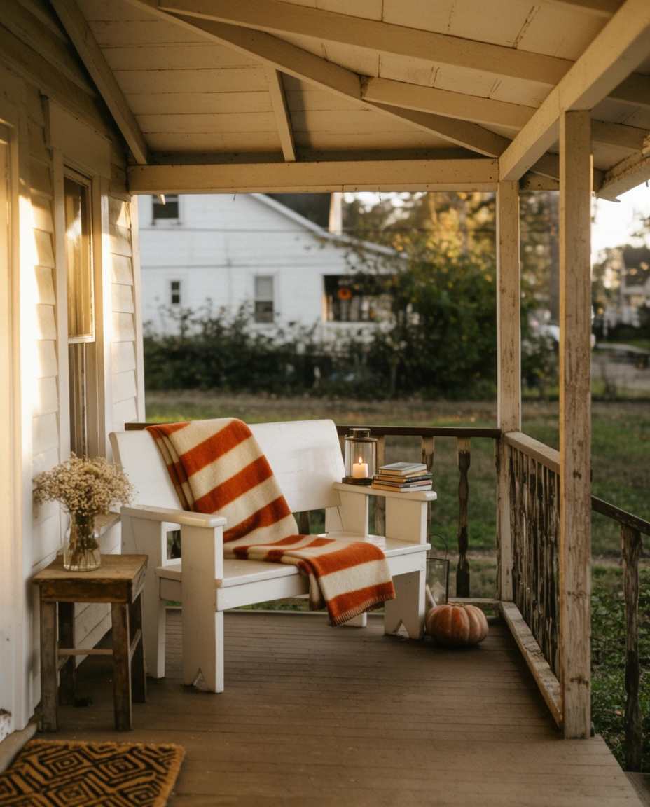 A Cozy Fall Bench 2