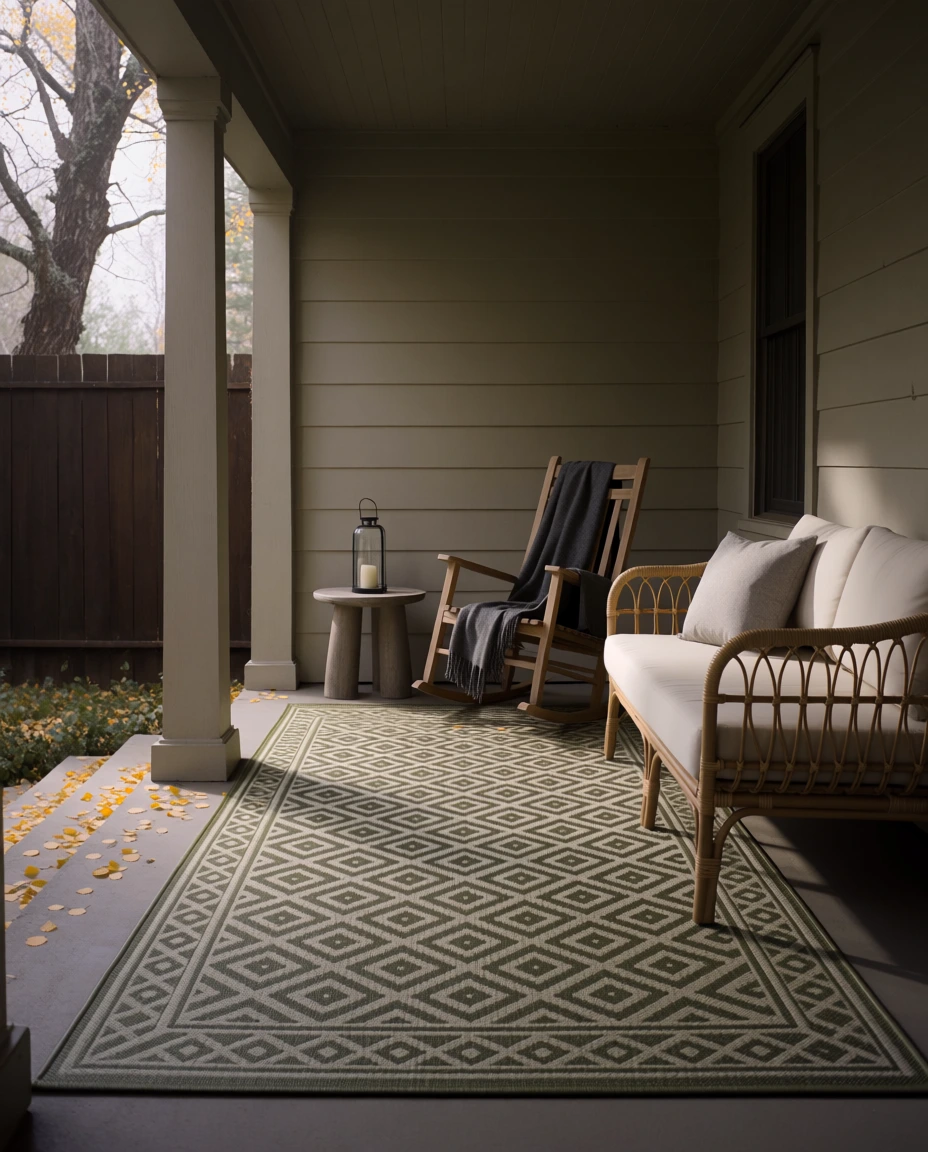 A Patio Rug for Autumn 1