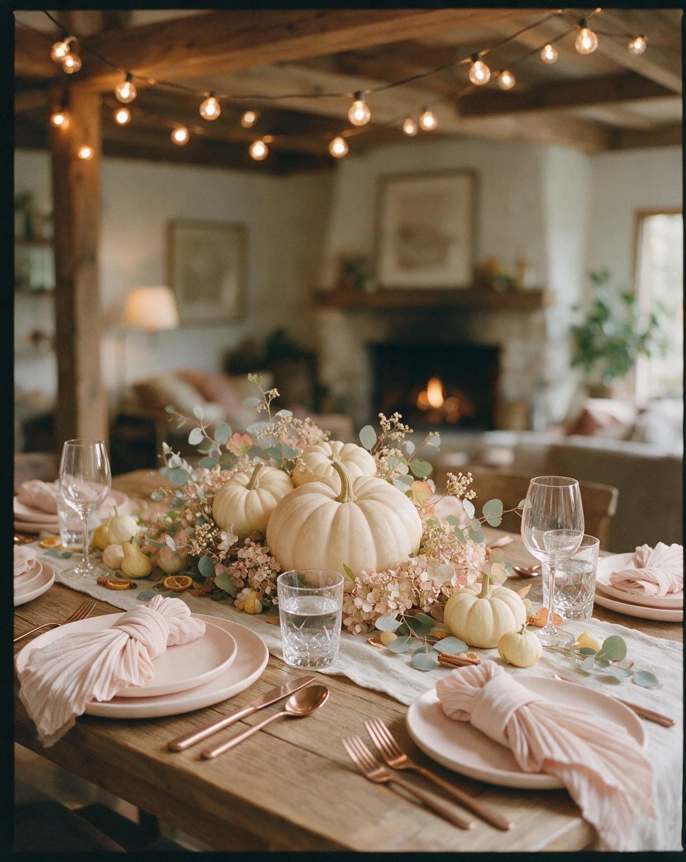 A Pink Party Table for Halloween 1