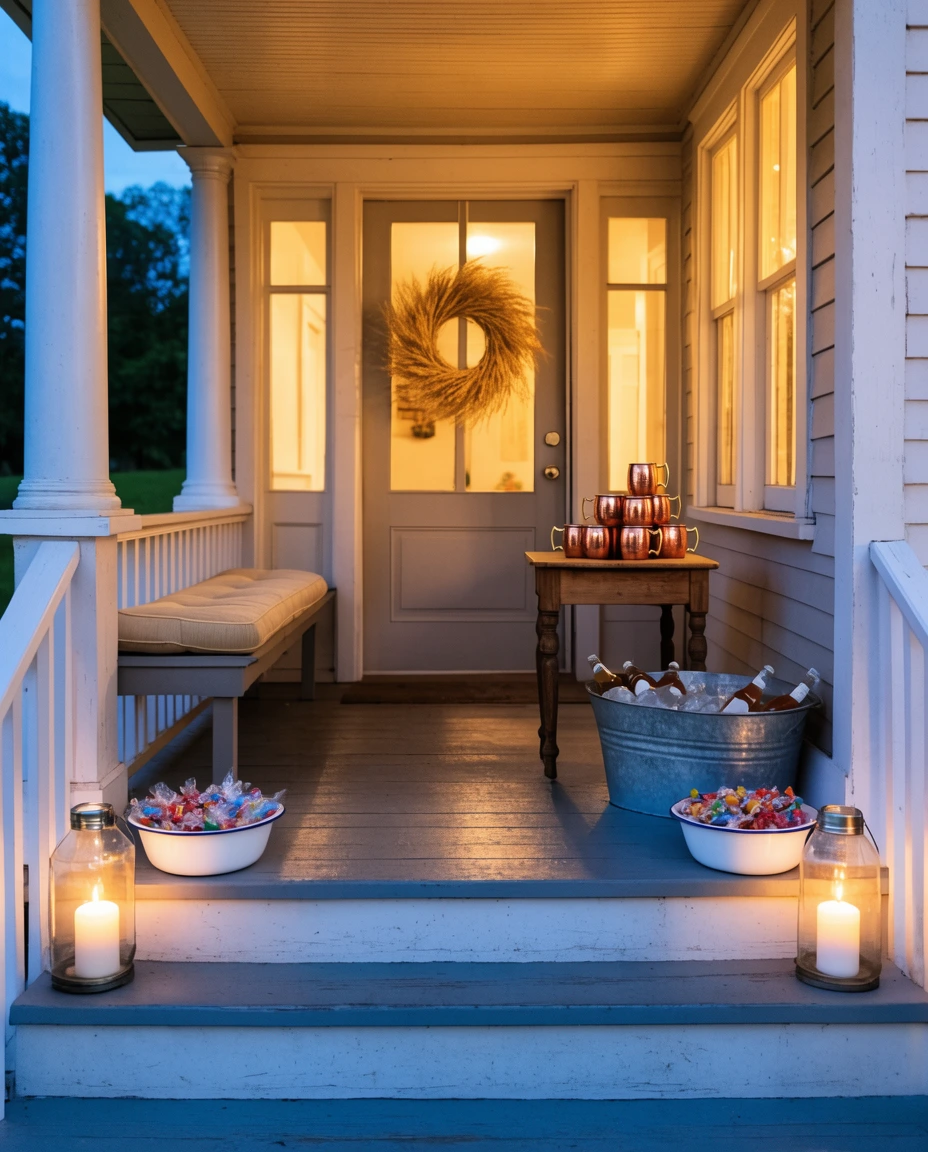 A Porch Table for Neighbors 1