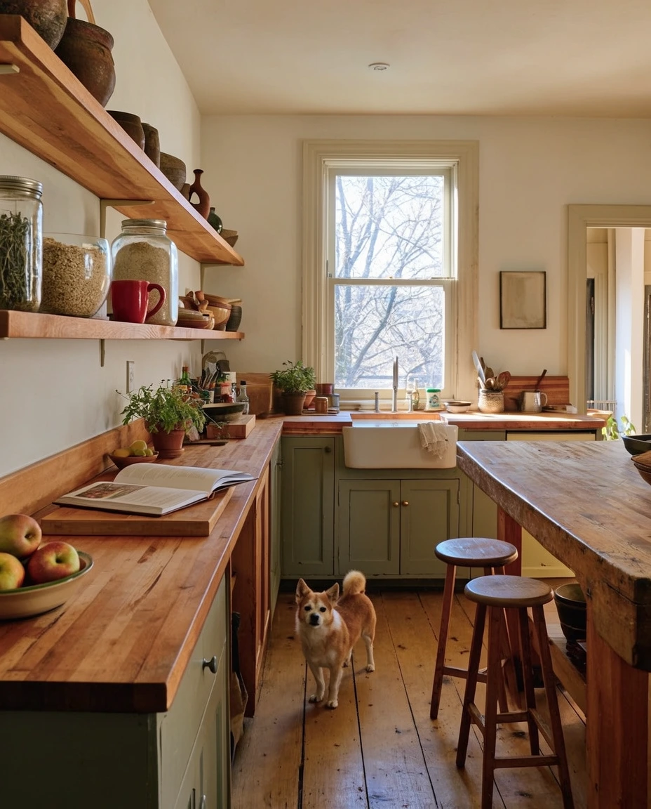 A Rustic Kitchen in October 2