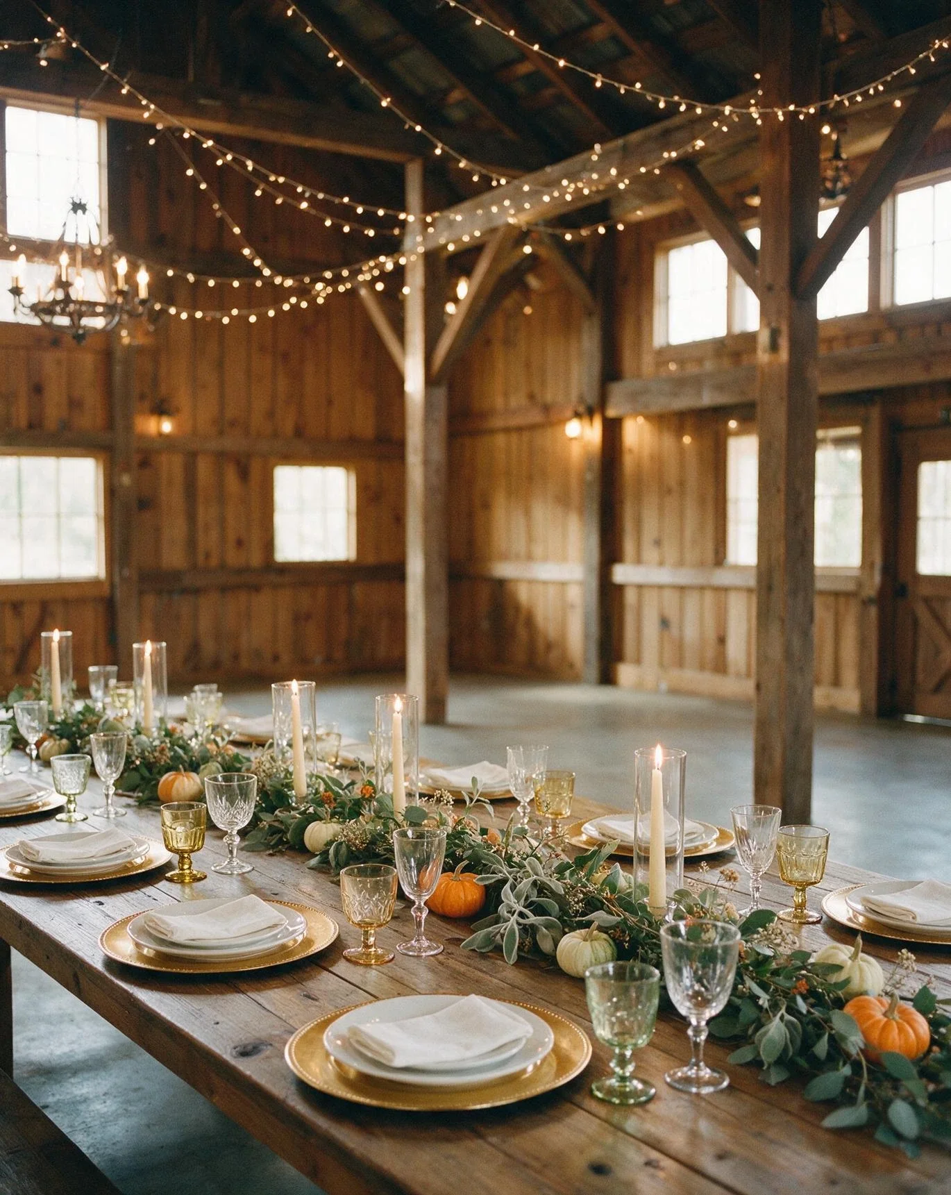 A Rustic Wedding Reception Table 2