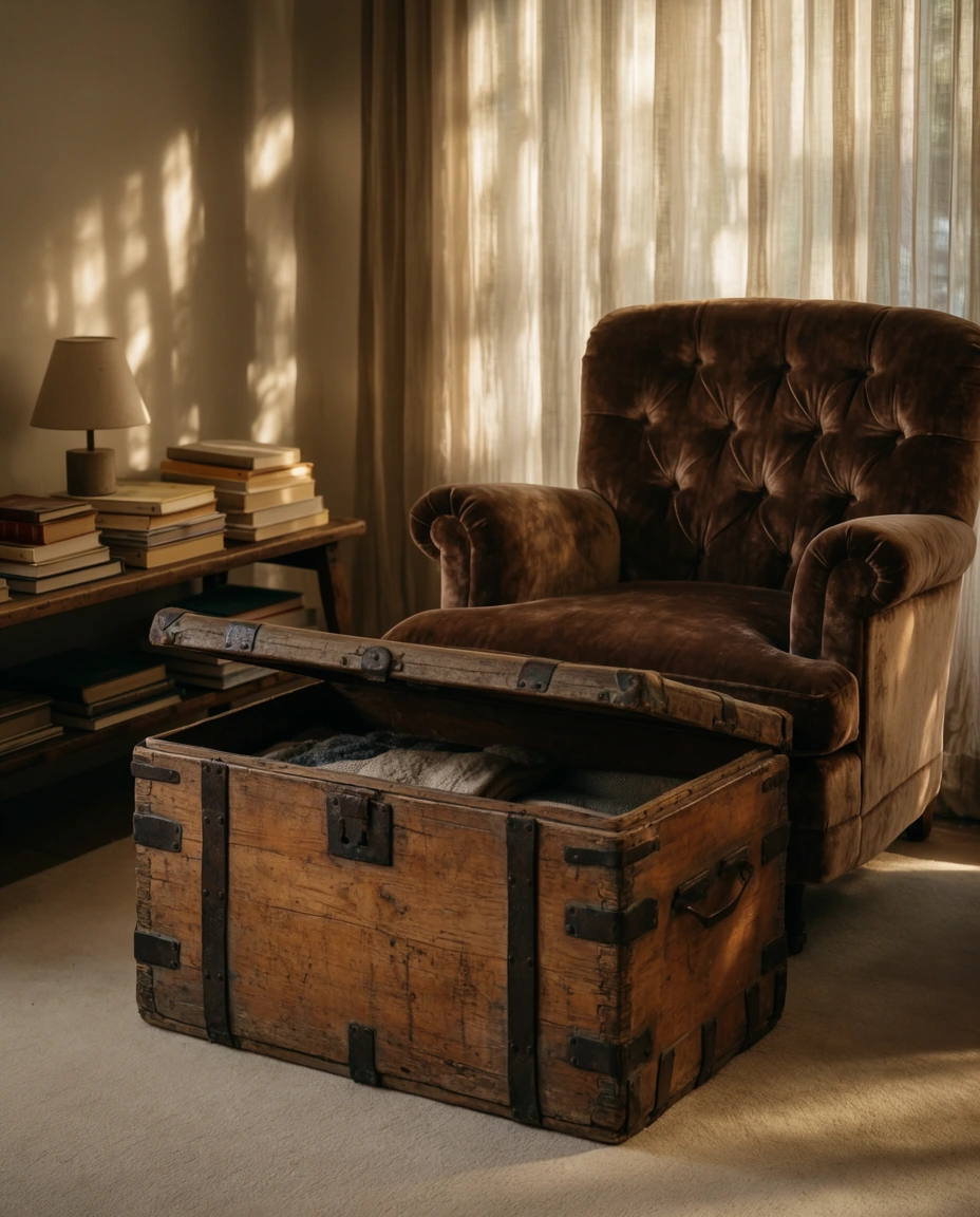 A Vintage Trunk for Extra Storage 2