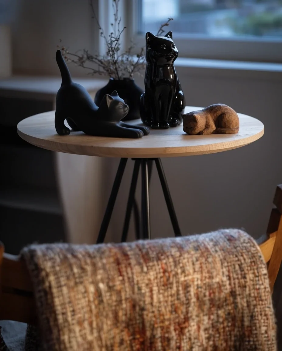 Aesthetic Black Cat Corner 1