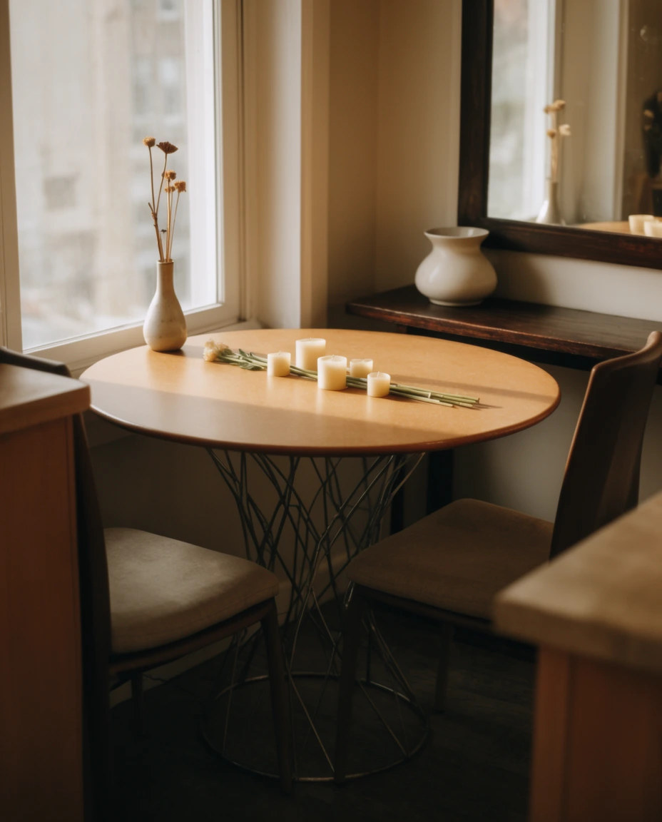 Aesthetic Table for Small Spaces 1