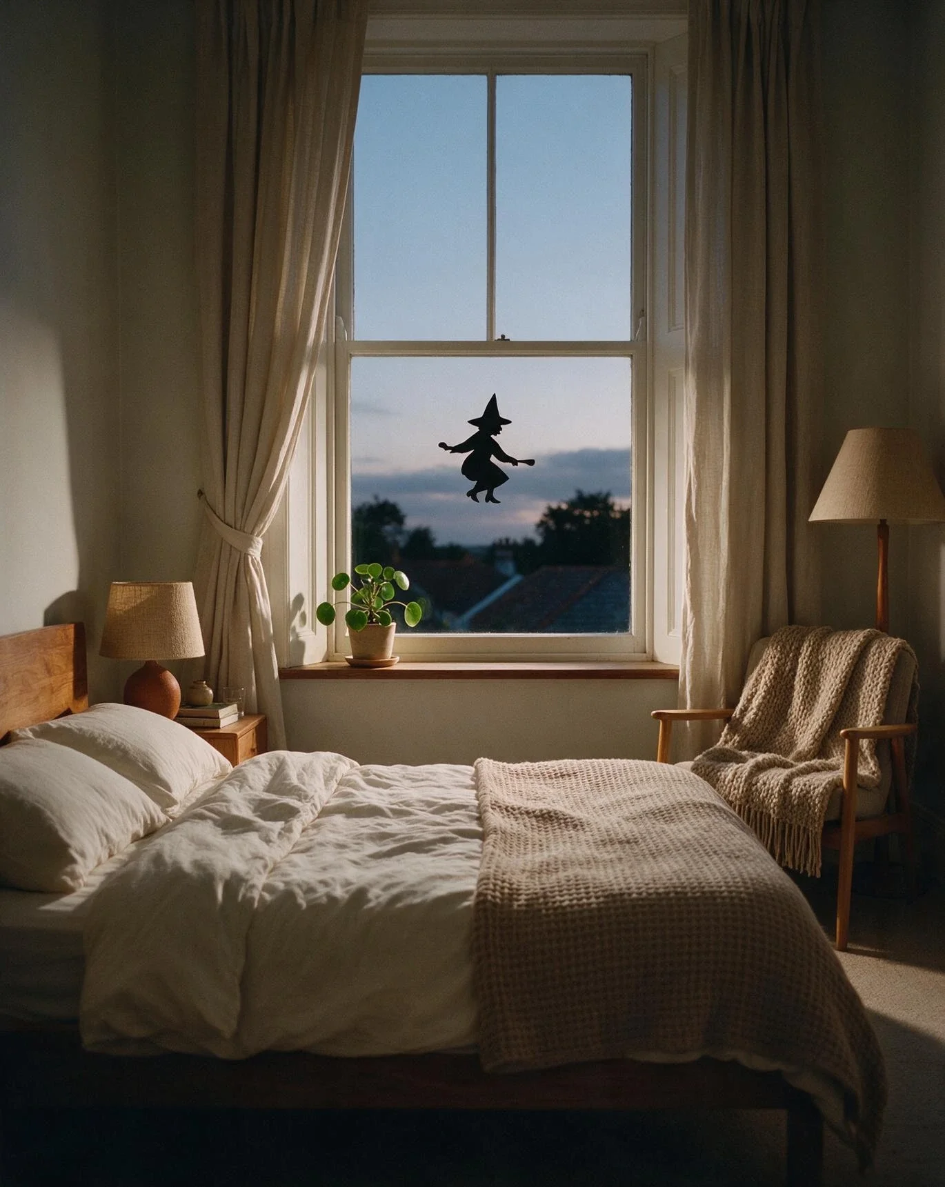 Bedroom Window Silhouettes That Glow 2