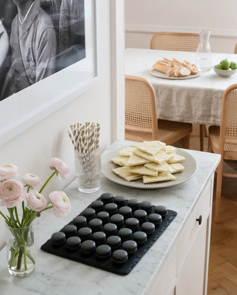 Black and White Dessert Bar 1