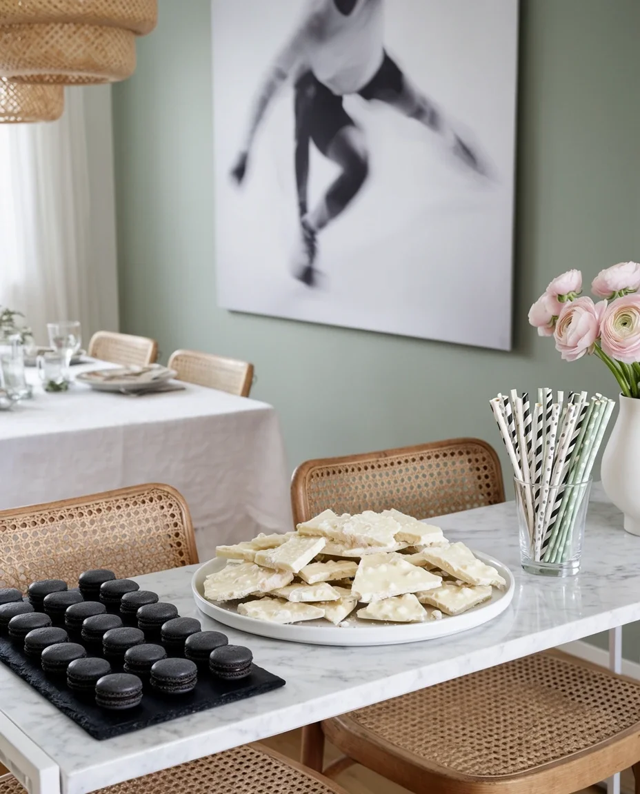 Black and White Dessert Bar 2