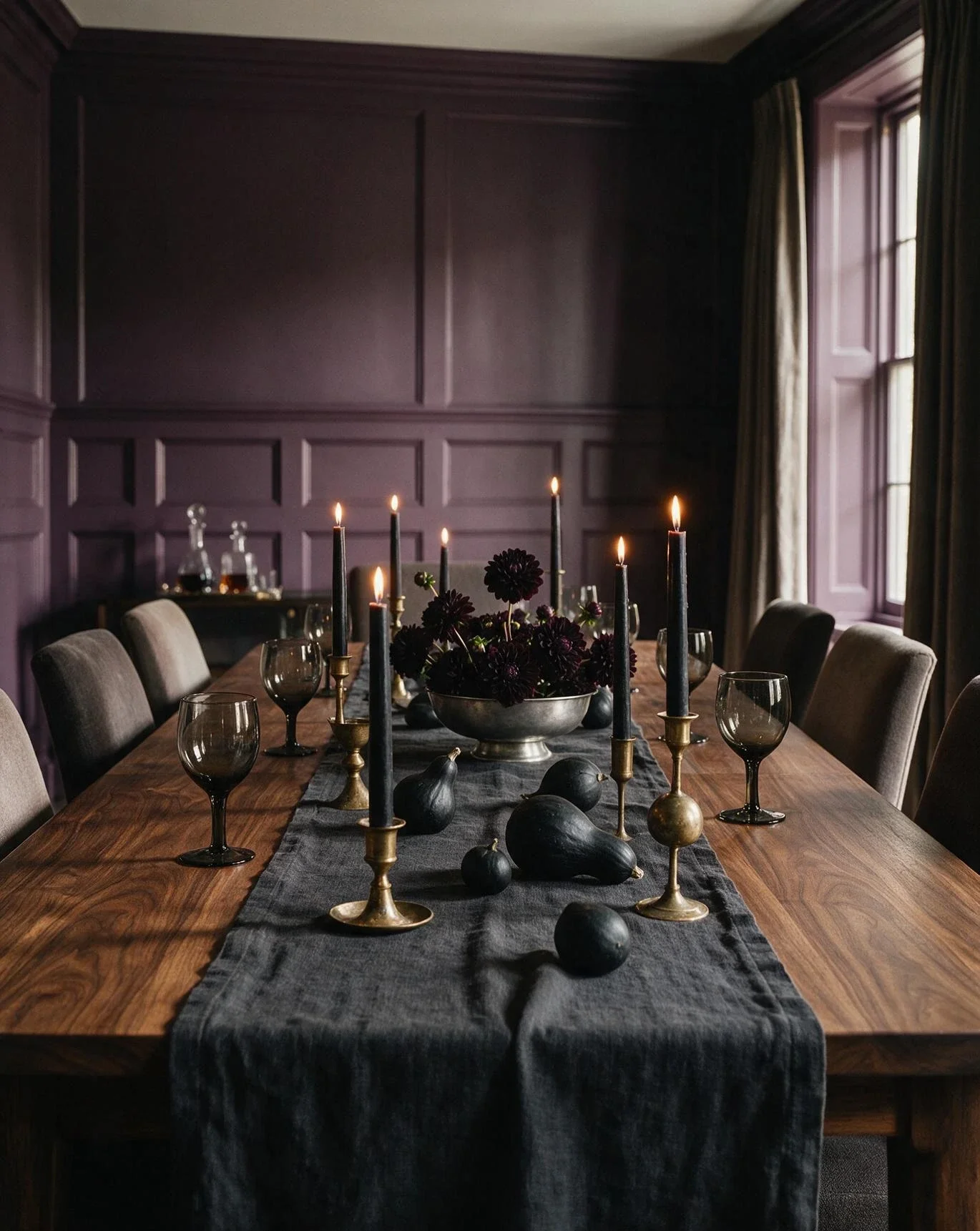 Candlelit Gothic Dining Table 1