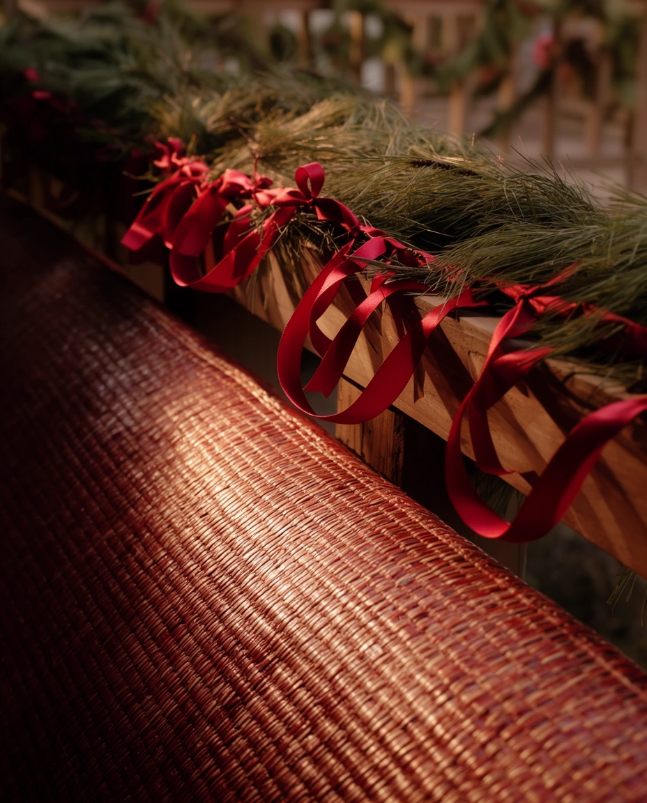 Classic Red Ribbon and Pine 2