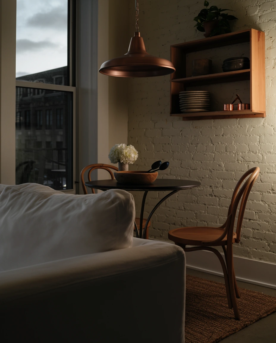 Copper Accents for Small Rooms 1