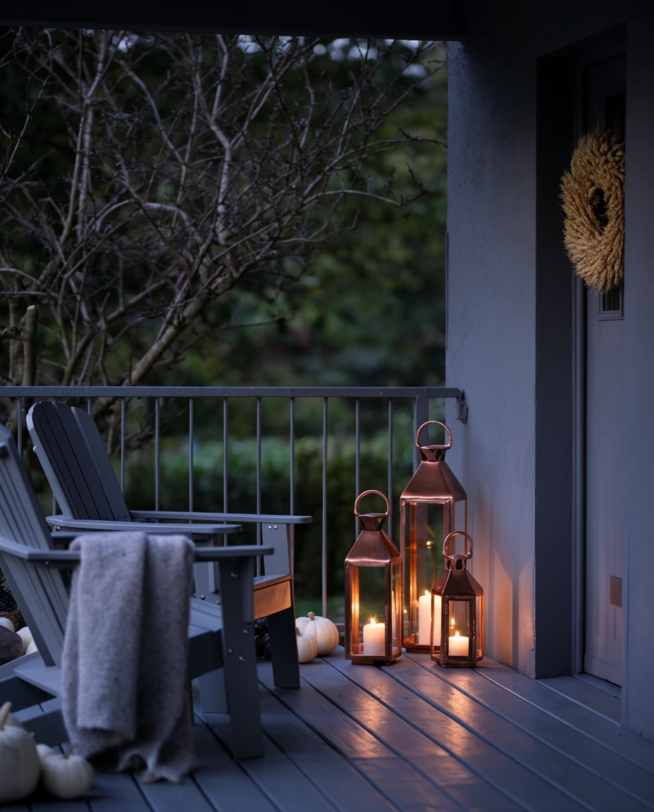 Copper Lanterns for Cool Nights 1