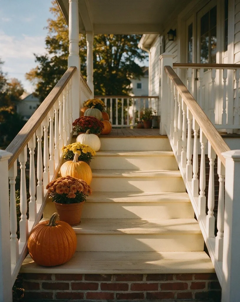 Cozy Layered Porch Steps 1