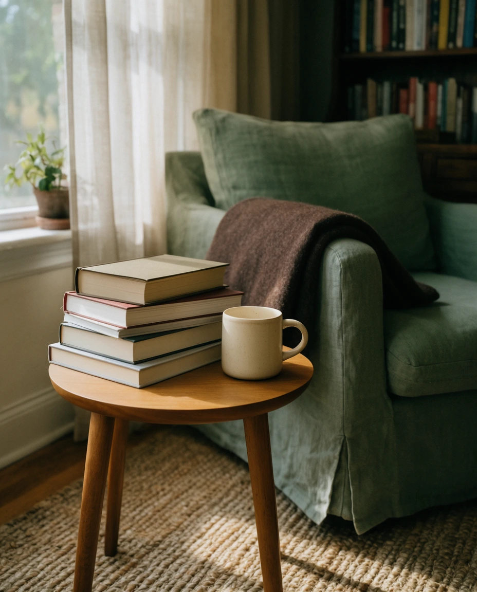 Cozy Reading Nook for Fall 2