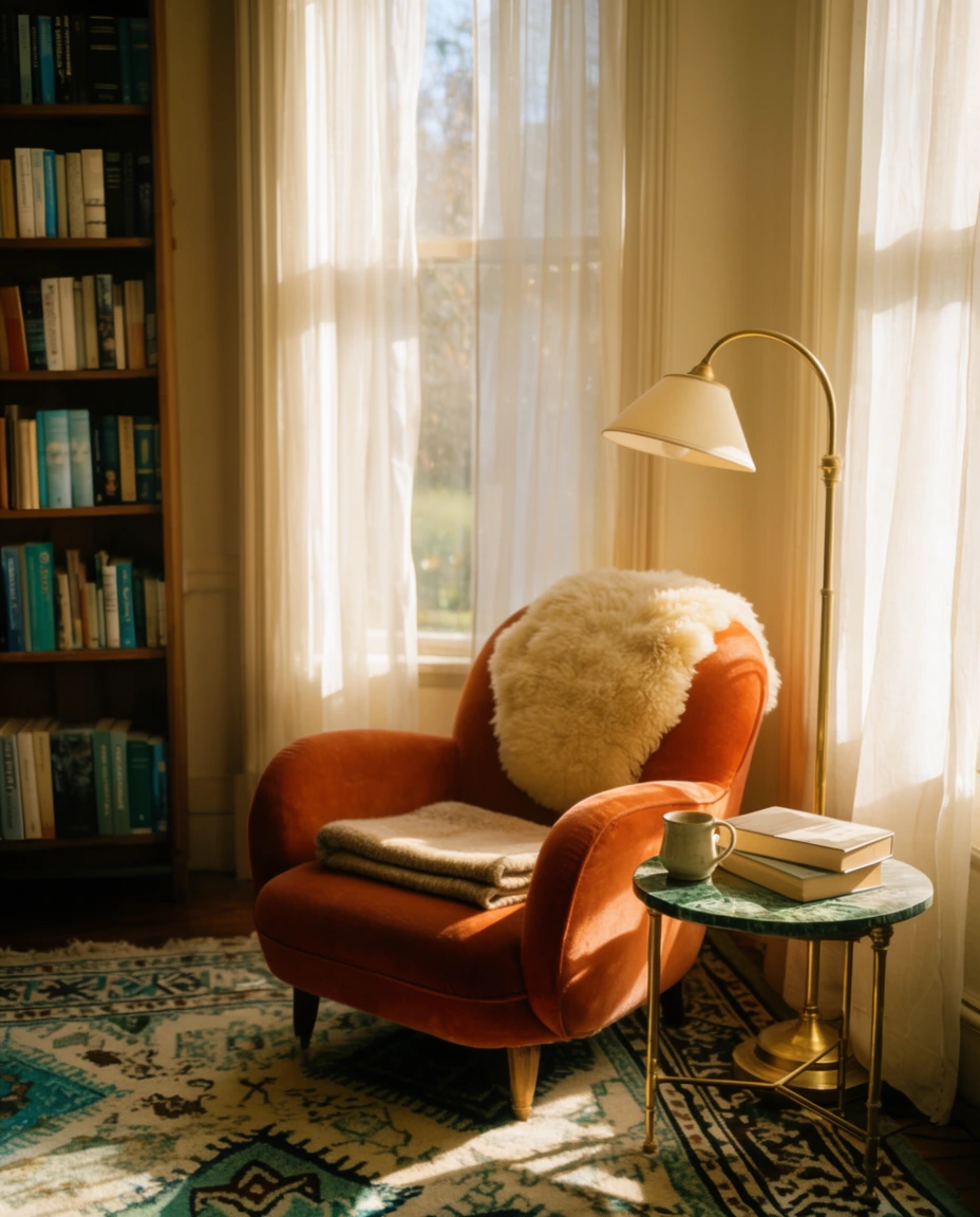 Cozy Reading Nook in Wool 2