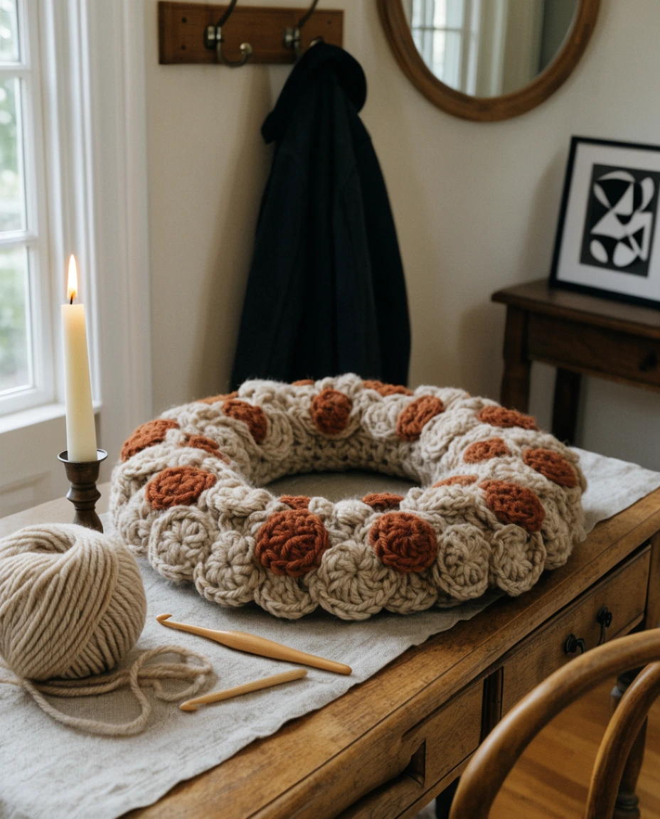 Crochet Wreaths for Cozy Winters 2