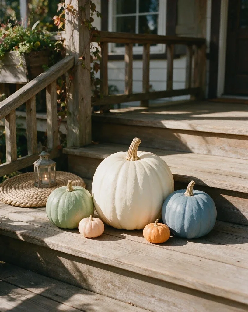 Cute Pumpkin Family for the Steps 2