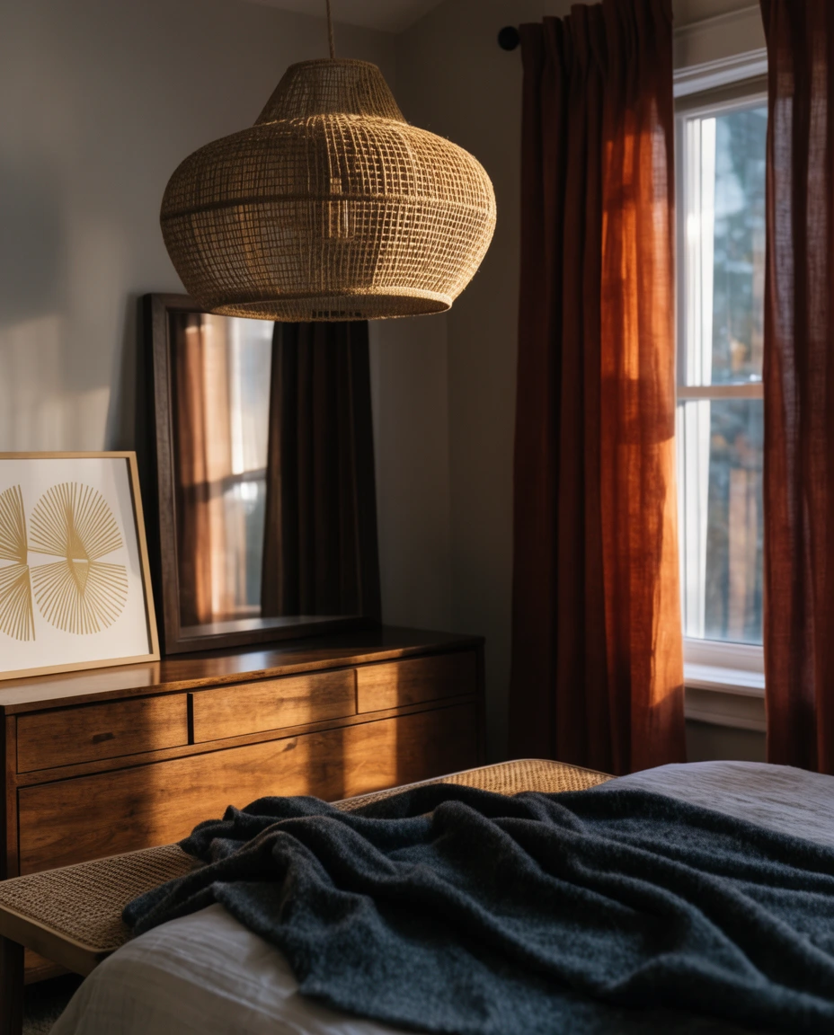 Dark Moody Bedroom Retreat 1
