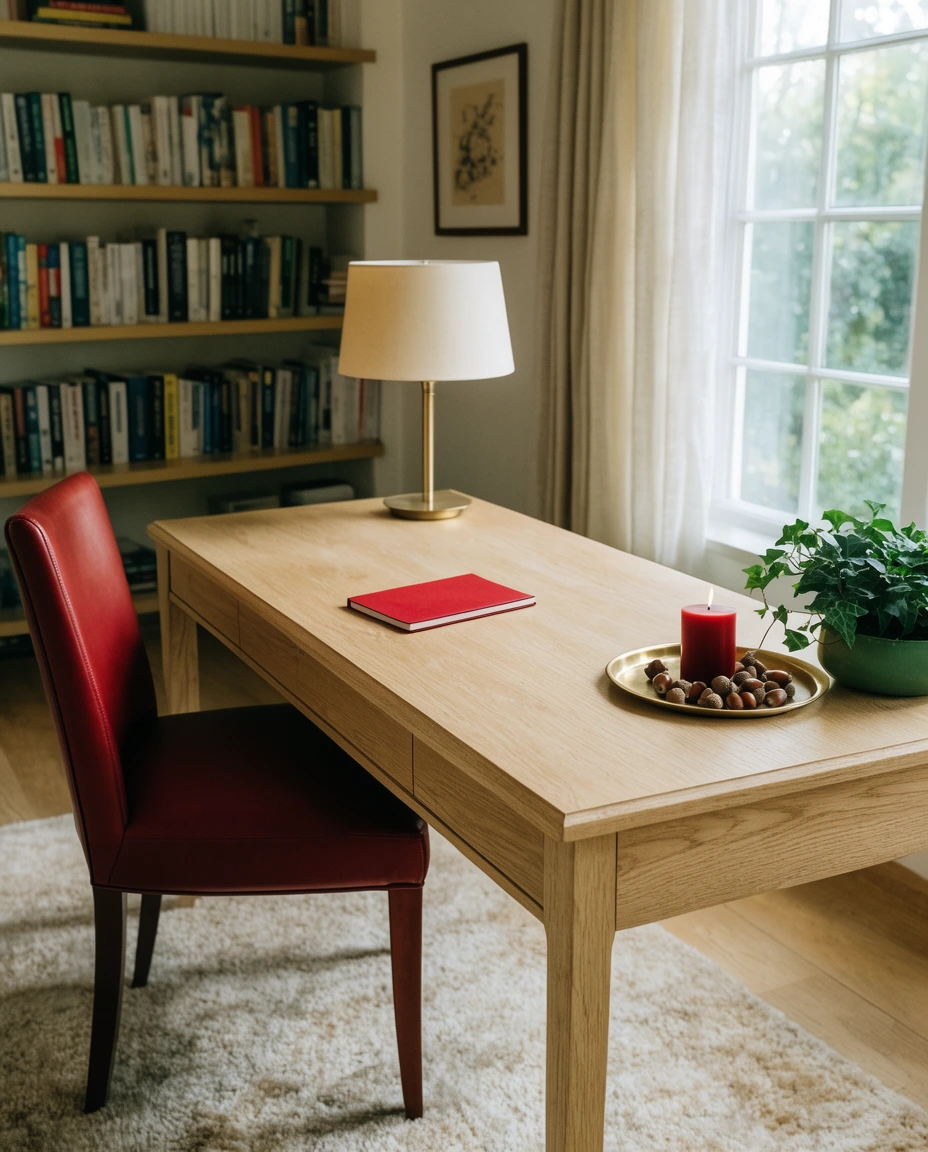 Desk Corner with Autumn Warmth 2