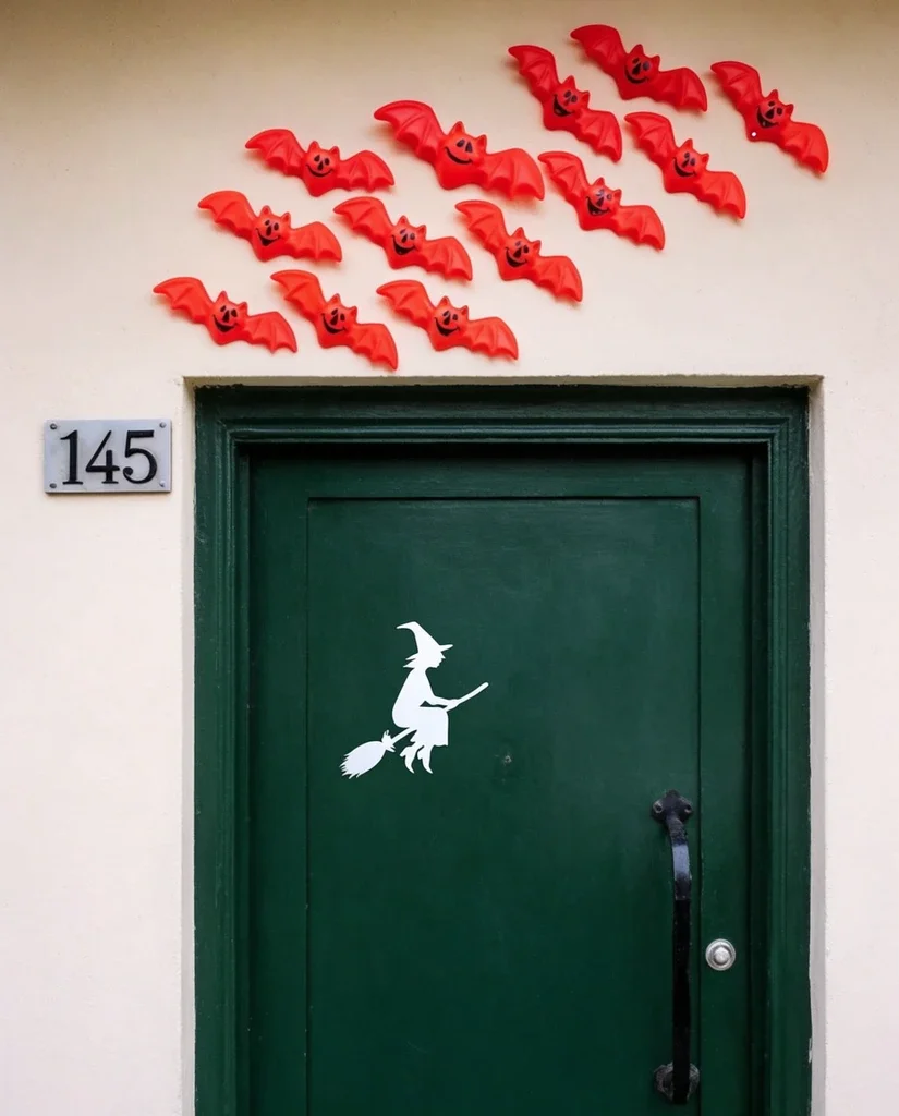 Dollar Tree Bats Over the Doorway 2
