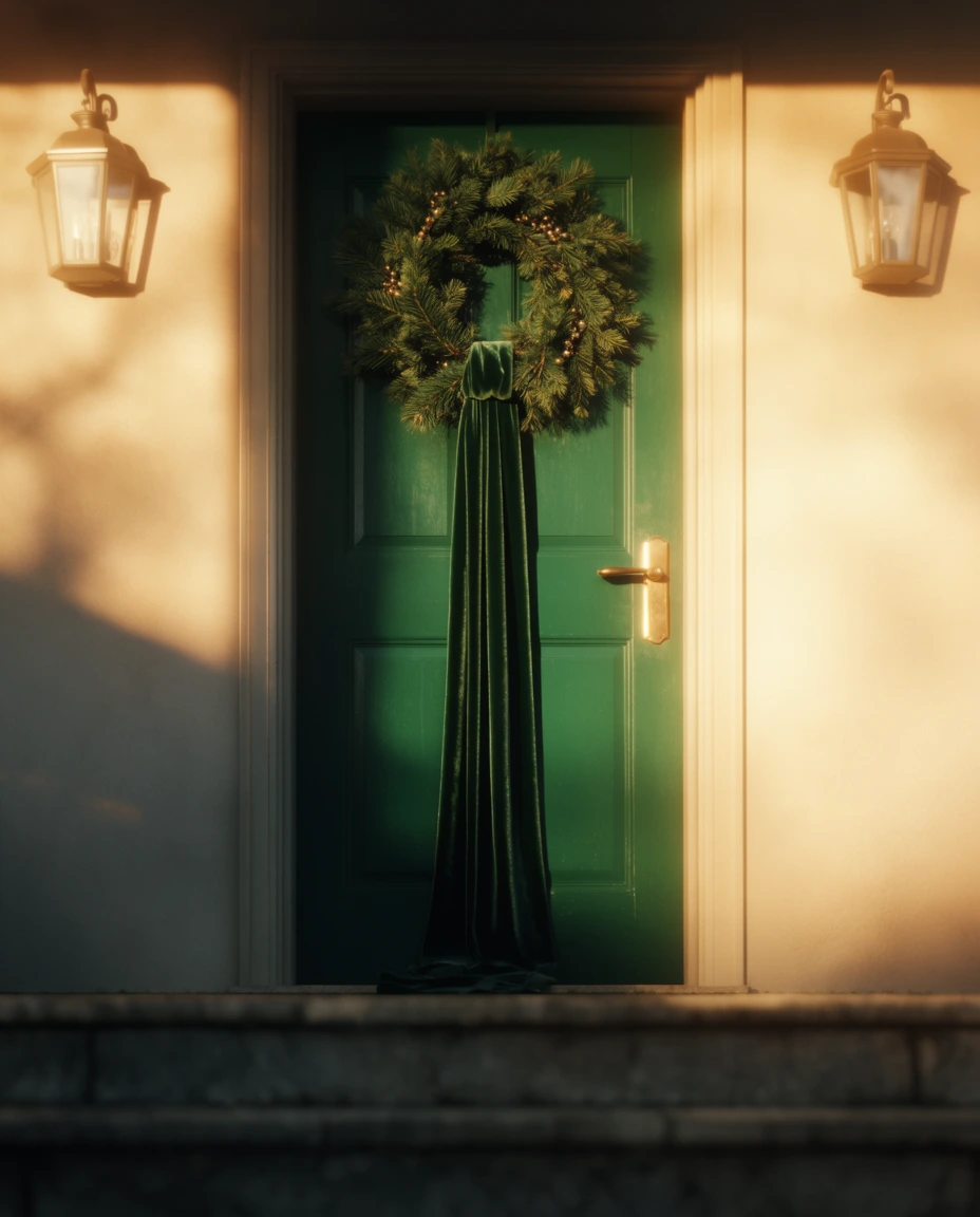Dressing Front Doors with Elegant Sashes 2