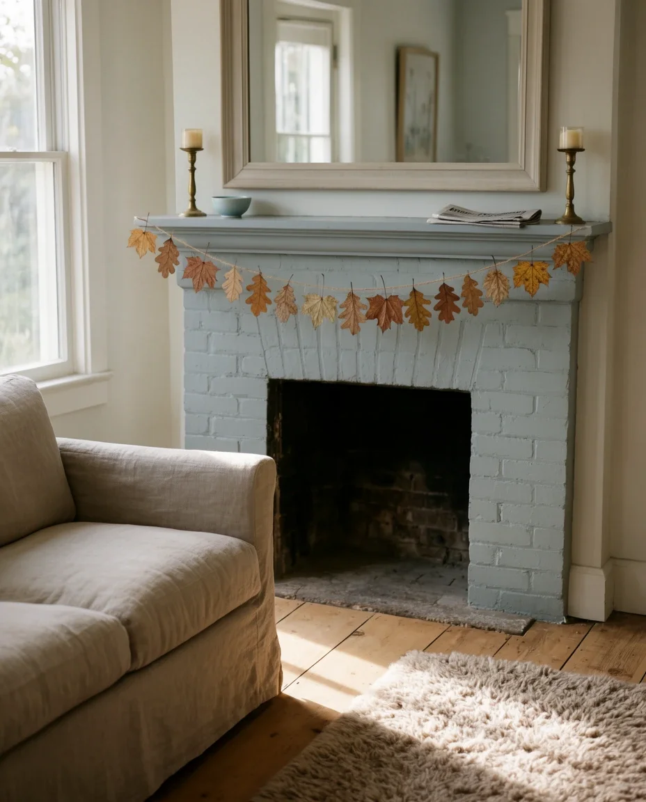 Easy DIY Leaf Garlands 2