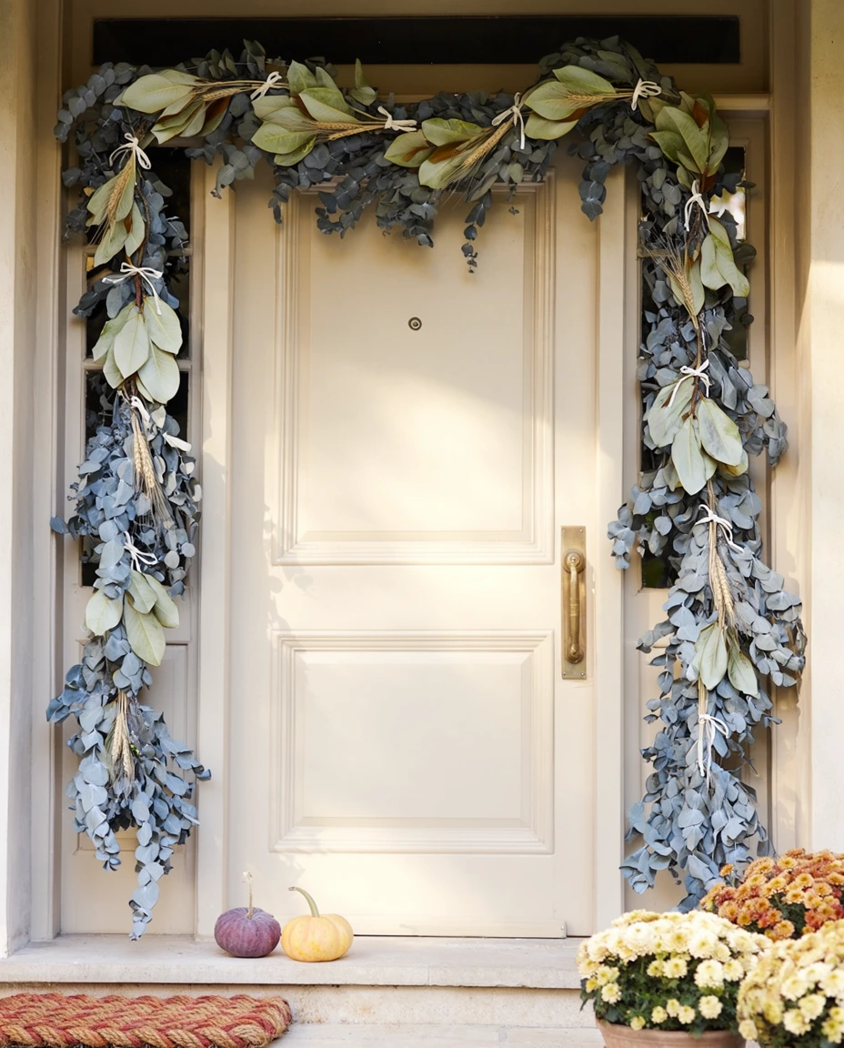 Fall Garland for the Front Door 2