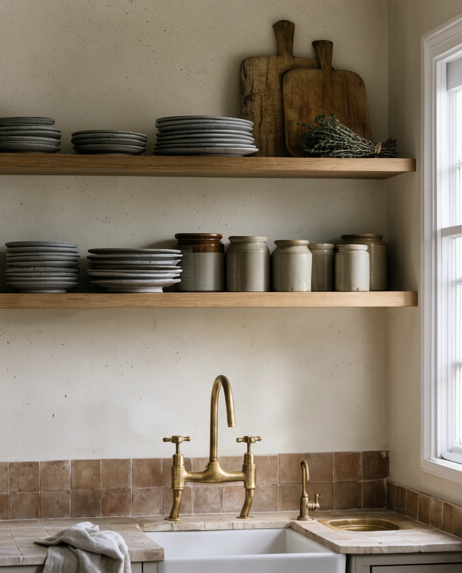 Farmhouse Shelves Gone Neutral 1