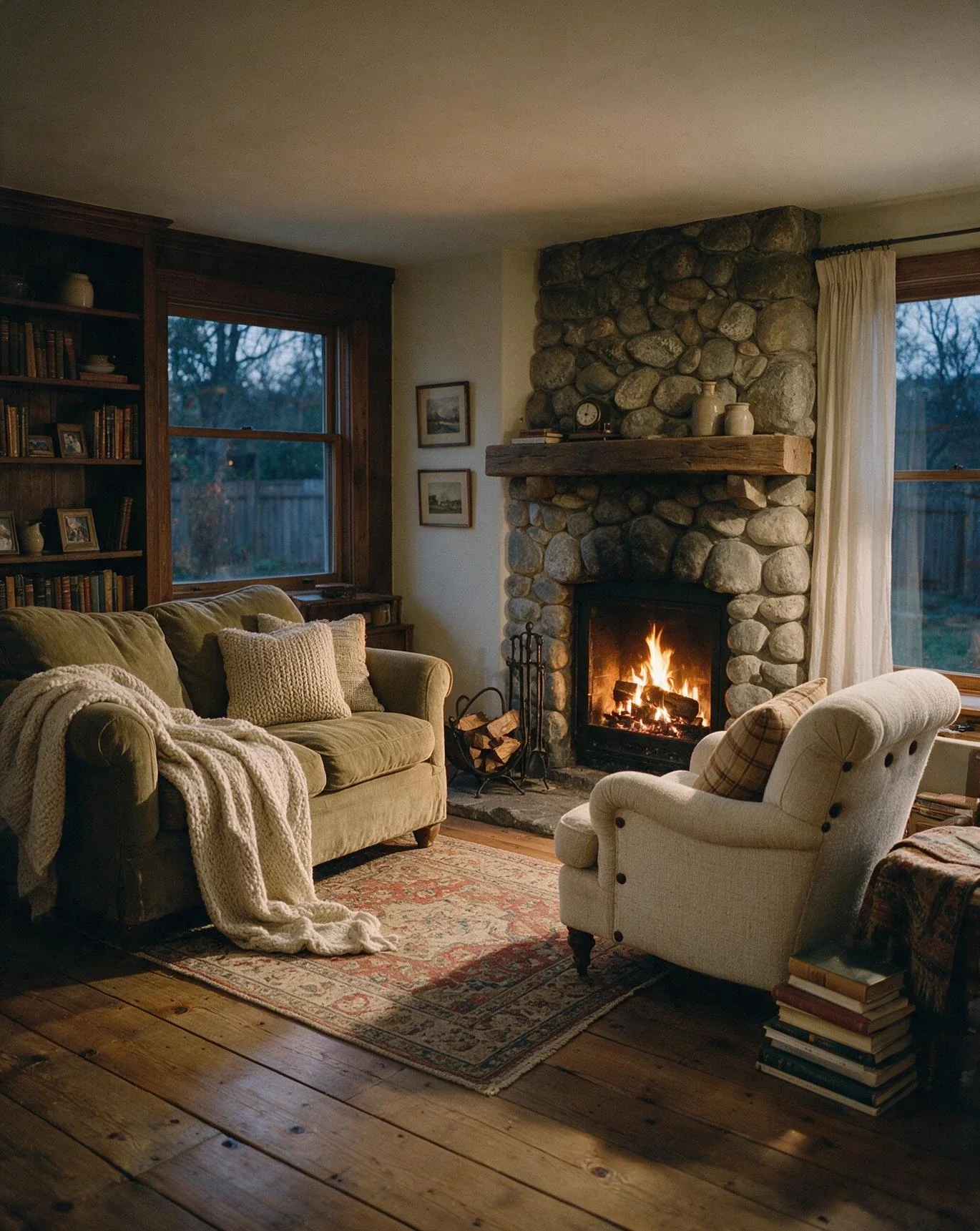Fireplace Nook for Evenings 2