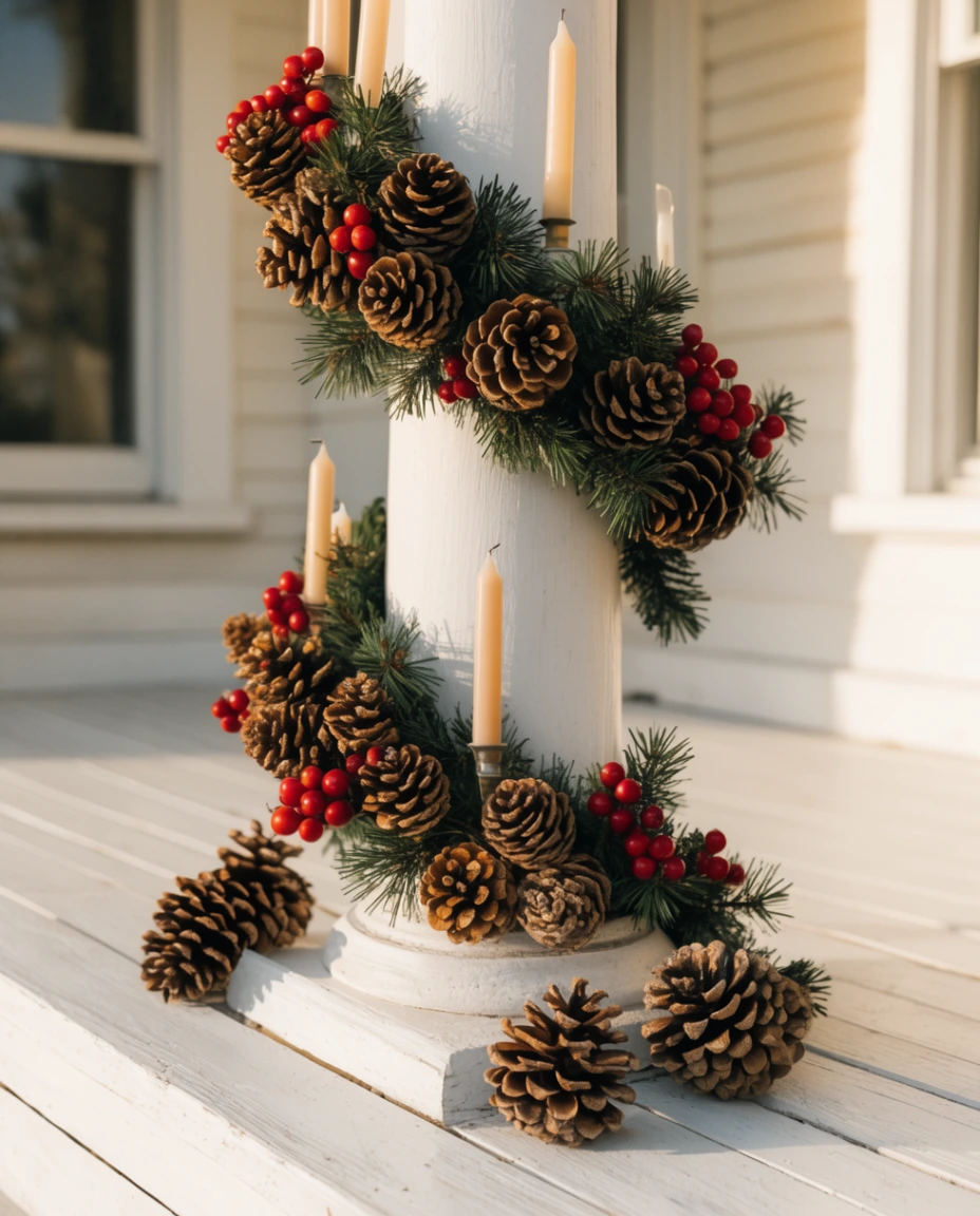 Garland with Pinecones and Berries 1