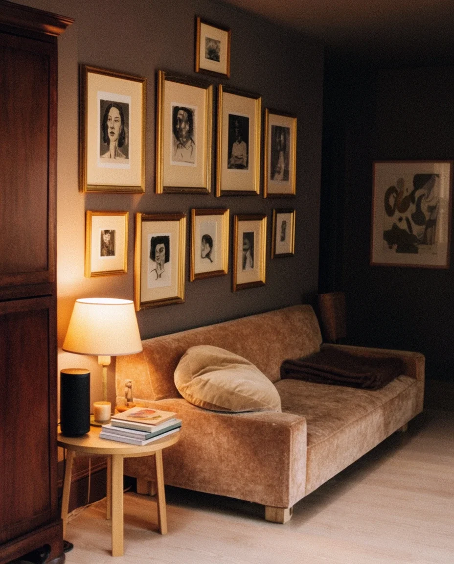 Gilded Portrait Gallery Wall 2