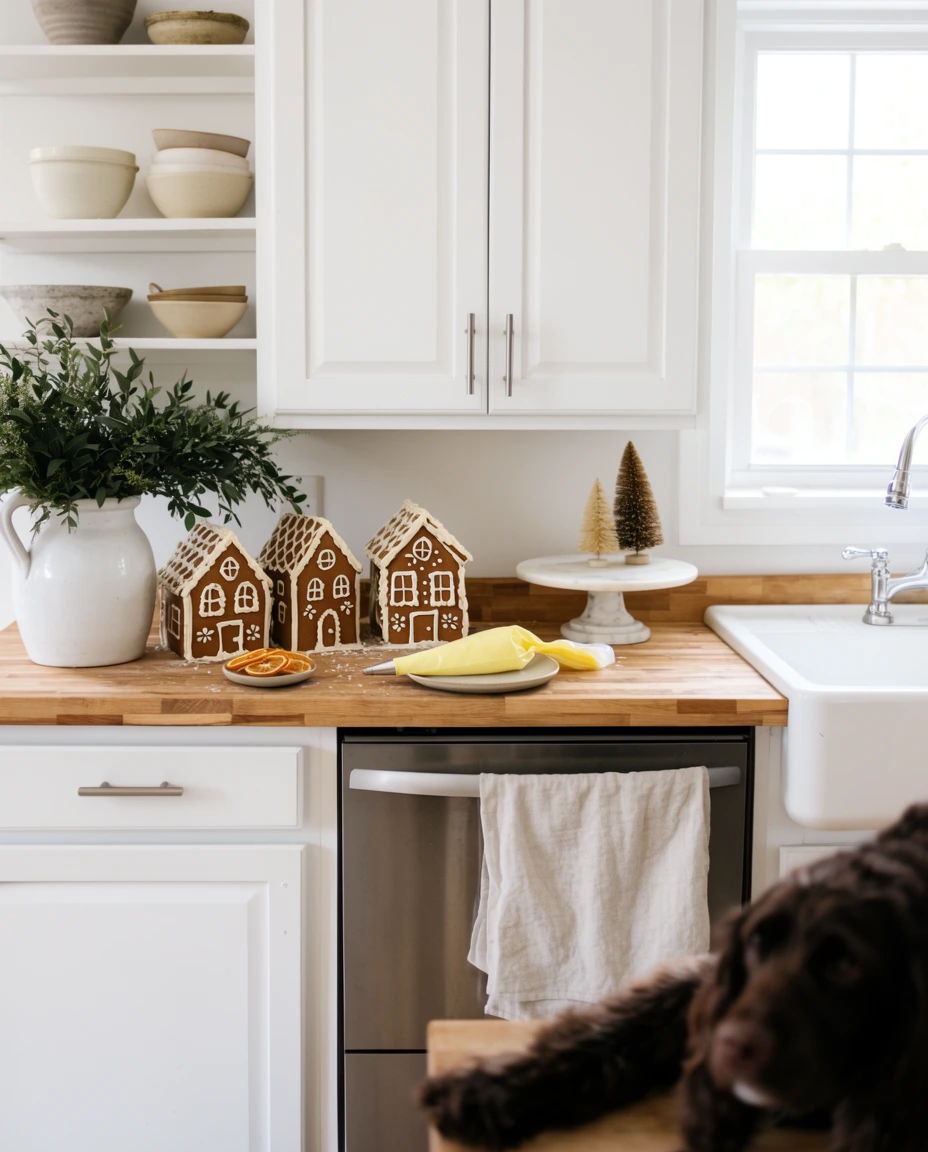 Gingerbread Houses in the Kitchen 1