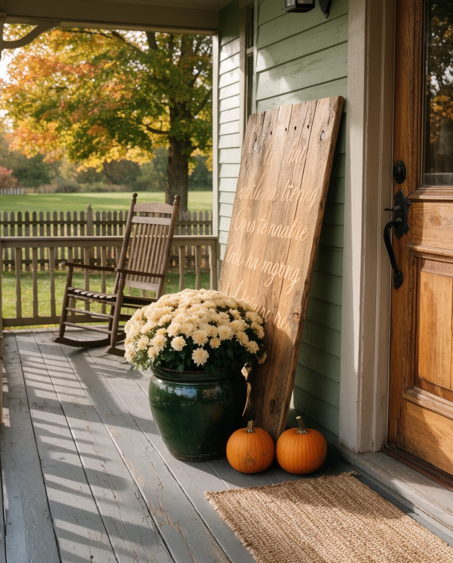 Give Thanks in Reclaimed Wood 1