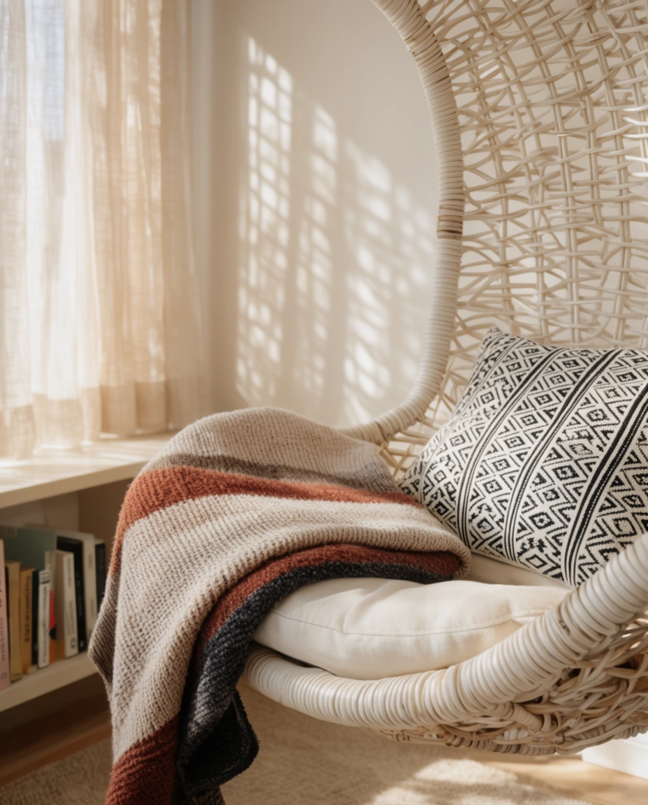 Hammock Chair in a Sunny Window 2