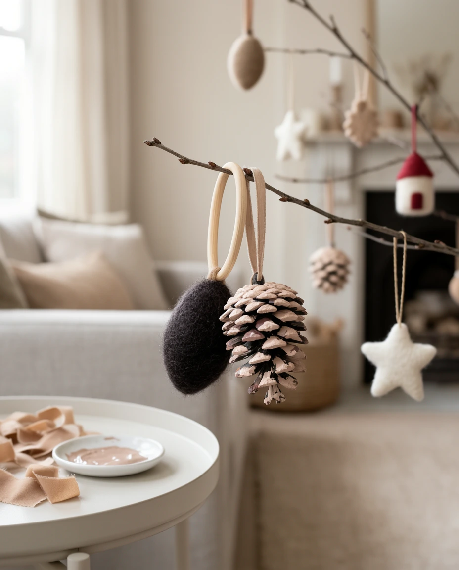 Handmade Ornaments for Family Crafting 1