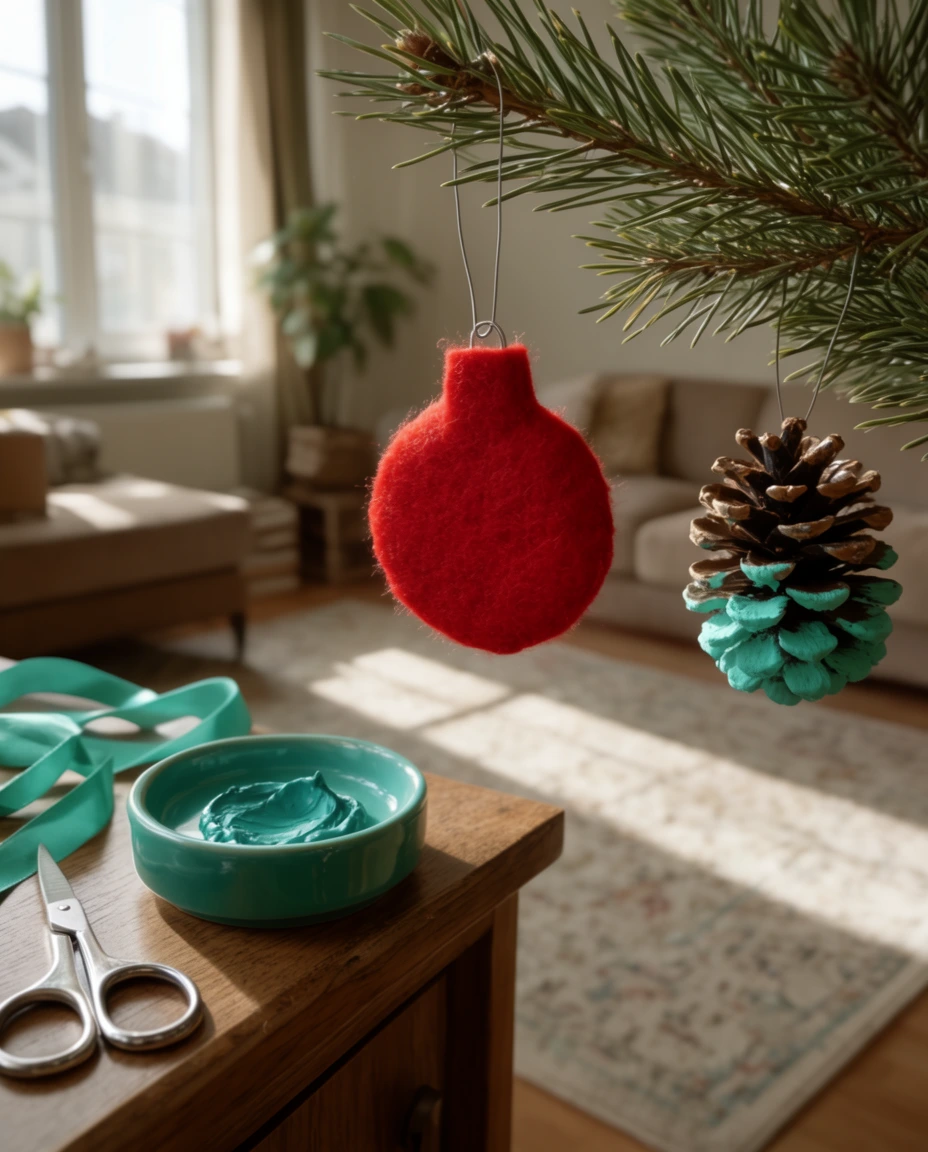 Handmade Ornaments for Family Crafting 2