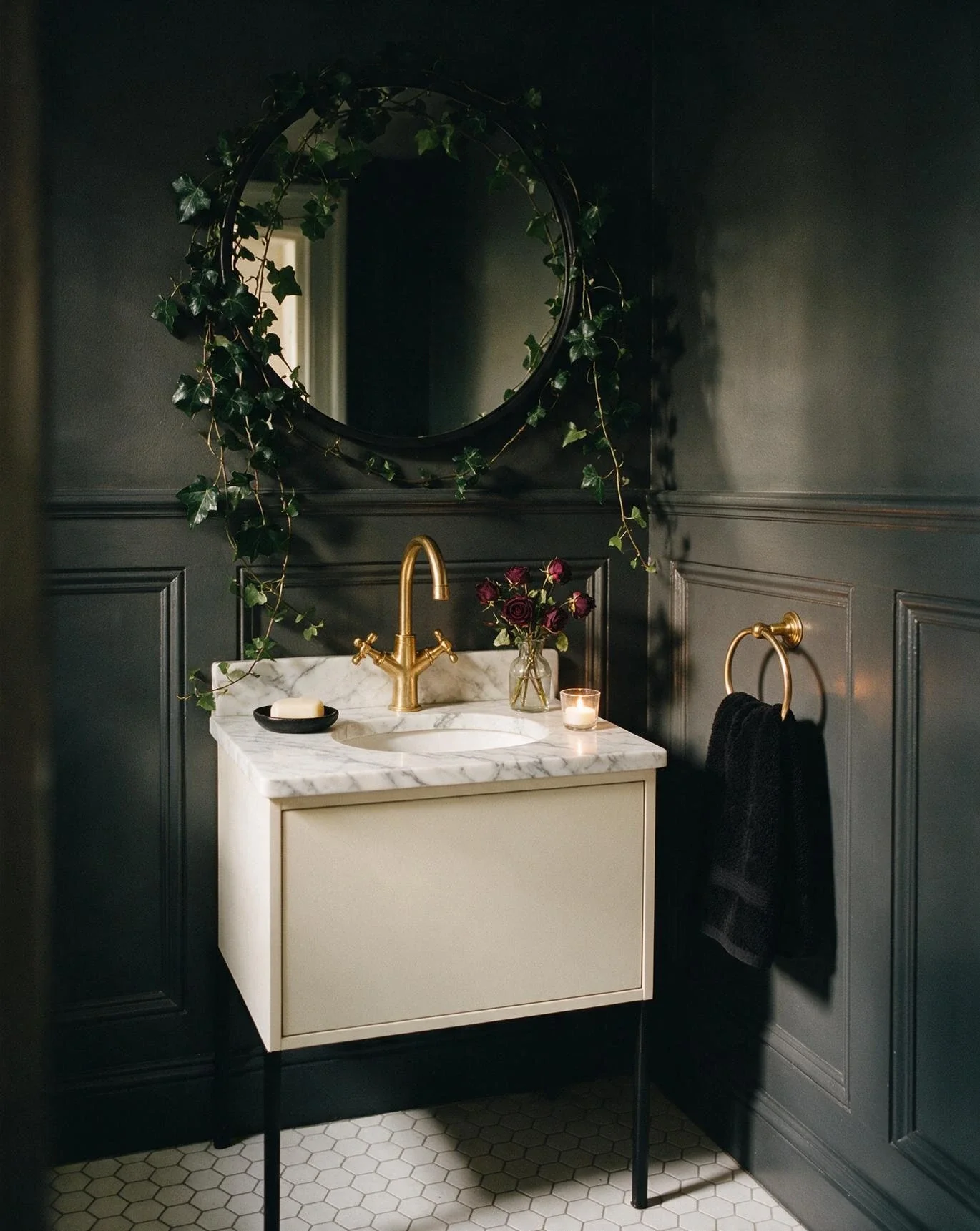 Haunted Bathroom Mirror Vignette 2