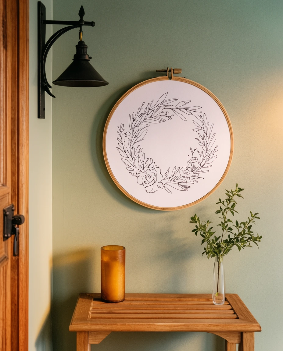 Illustrated Wreaths for Holiday Charm 2