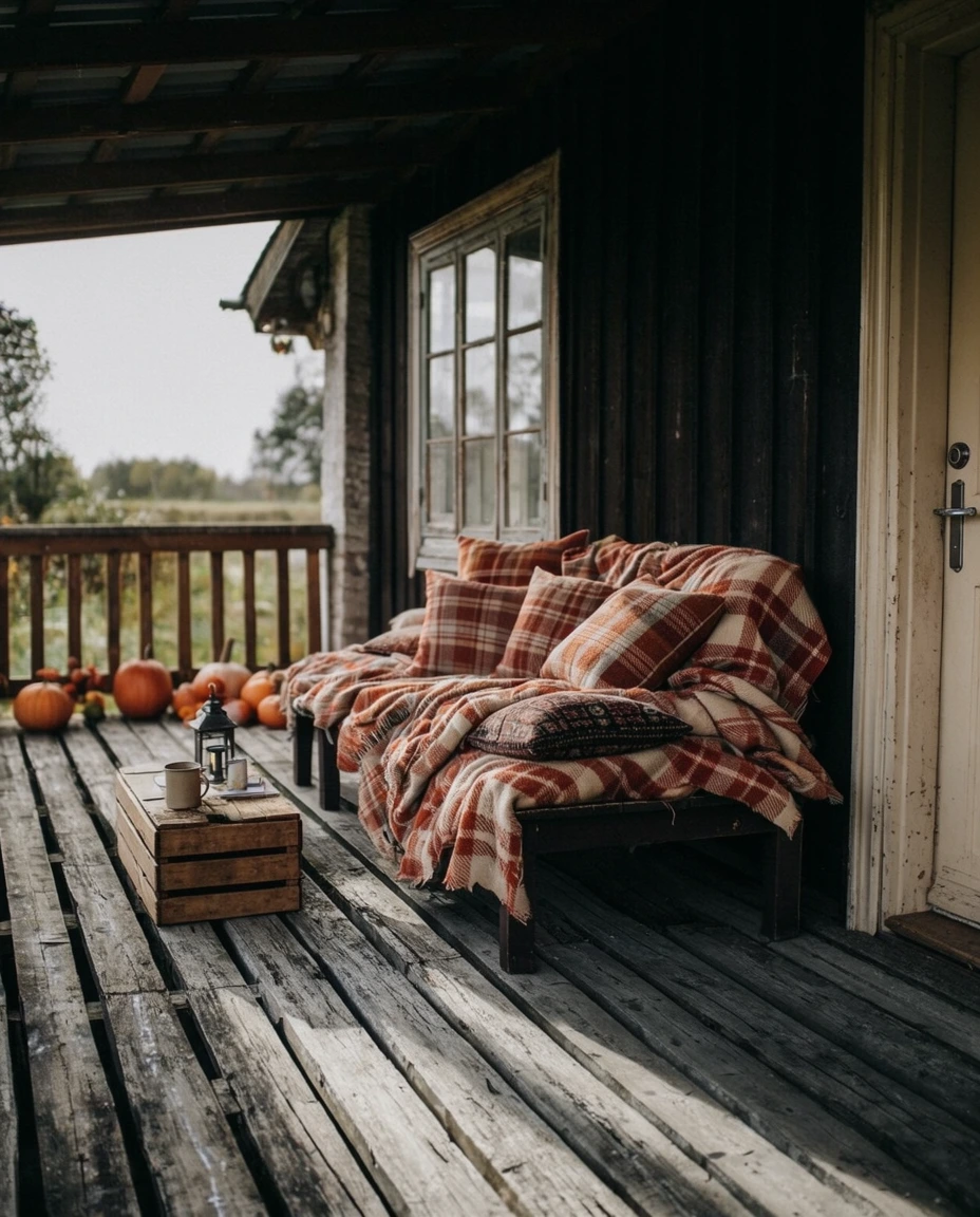 Layered Plaid for the Porch 1