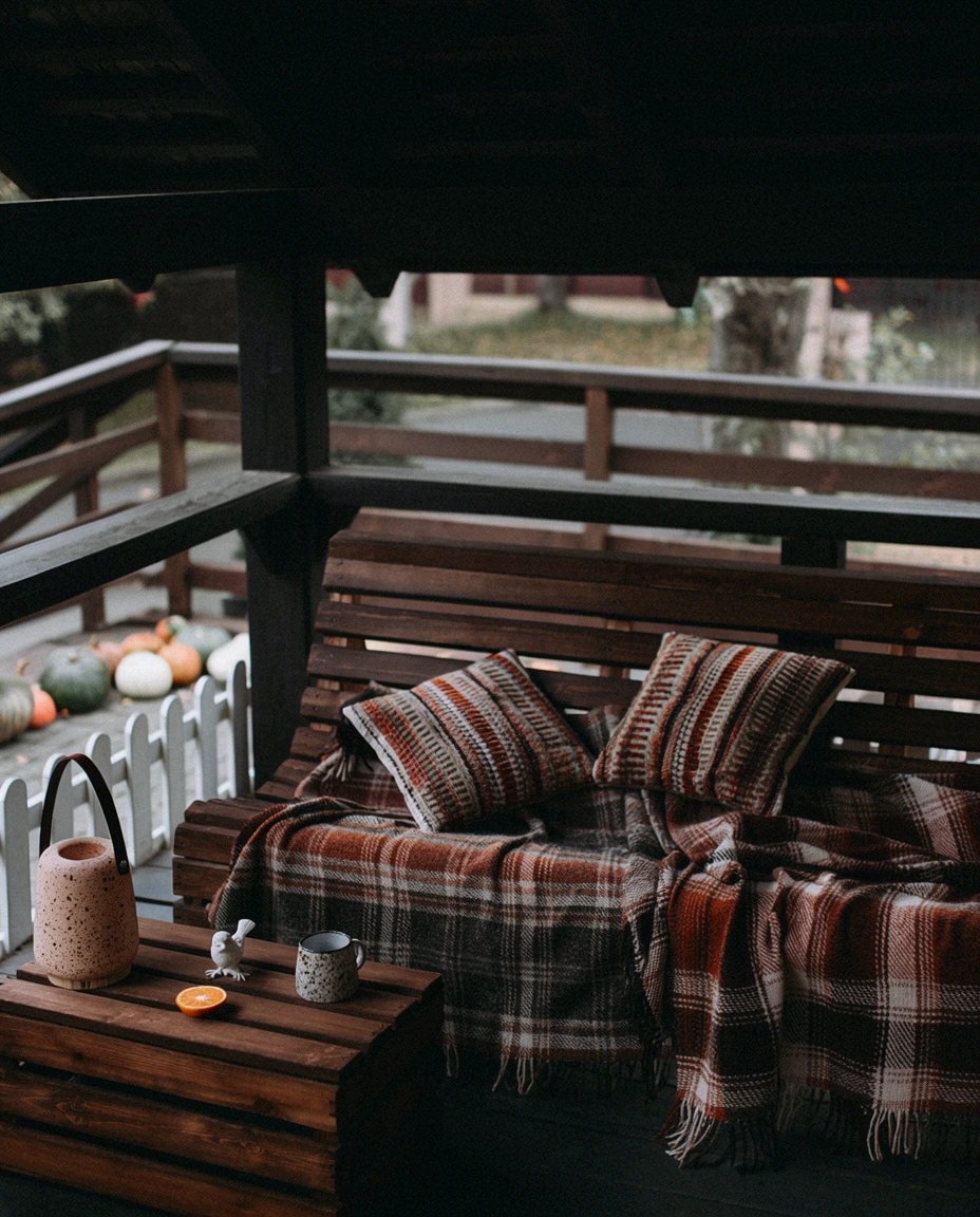 Layered Plaid for the Porch 2