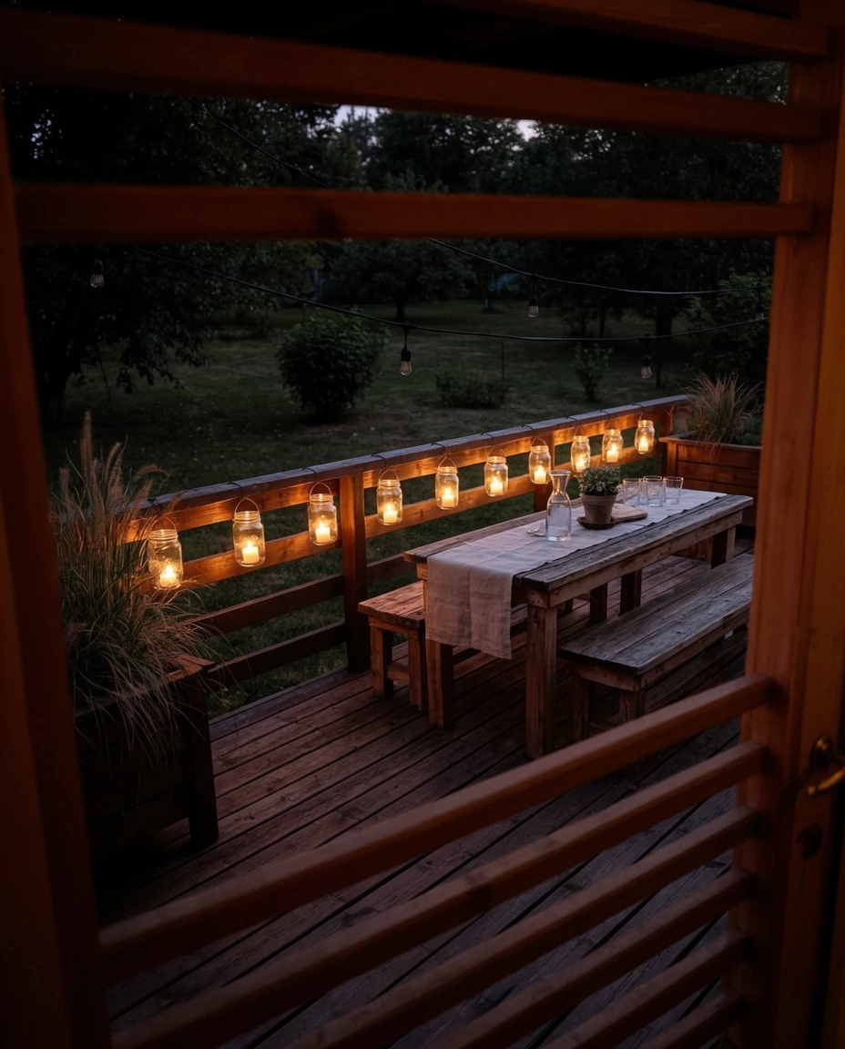 Mason Jar Lanterns for Porches 1