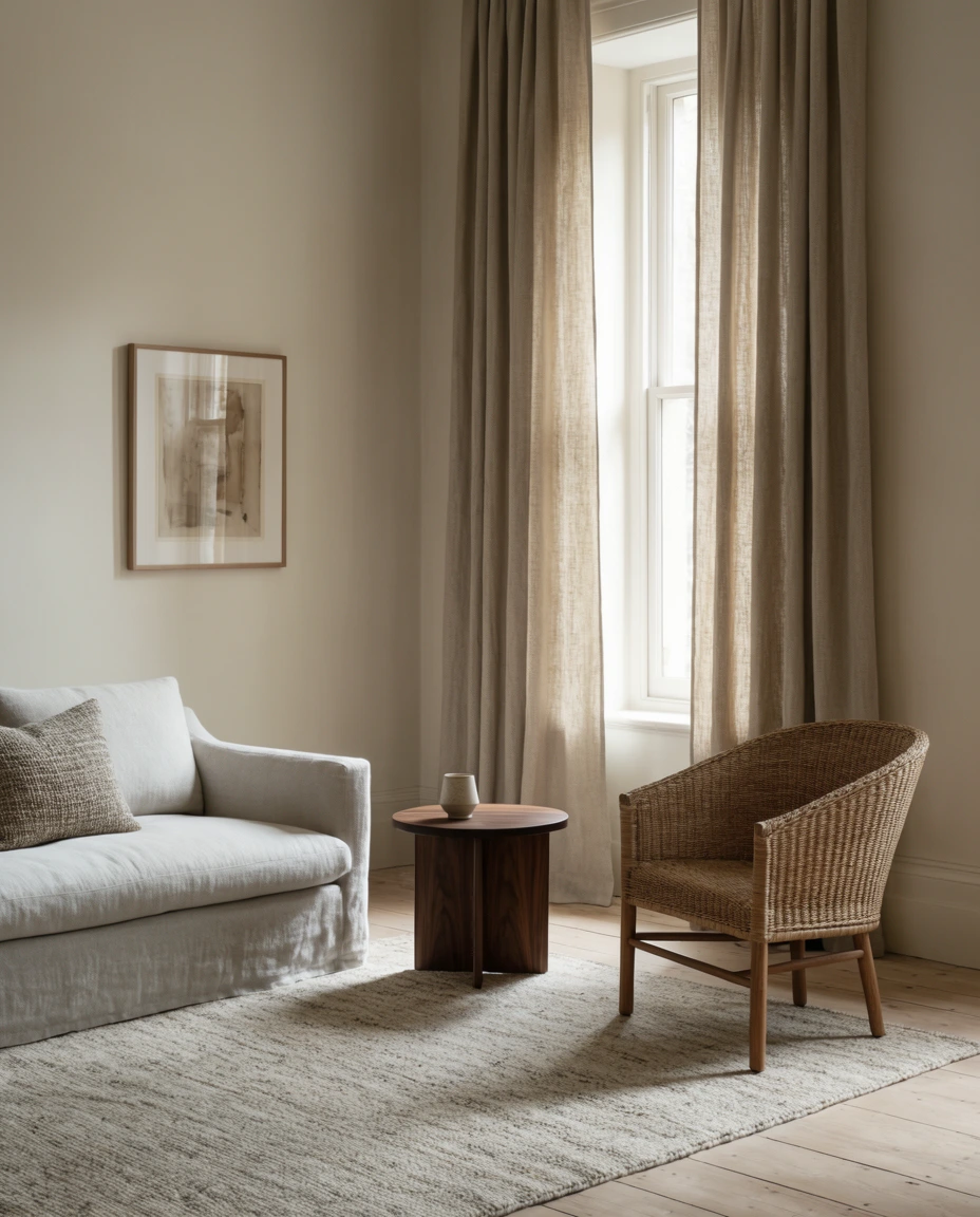Minimalist Living Room Warmth 1