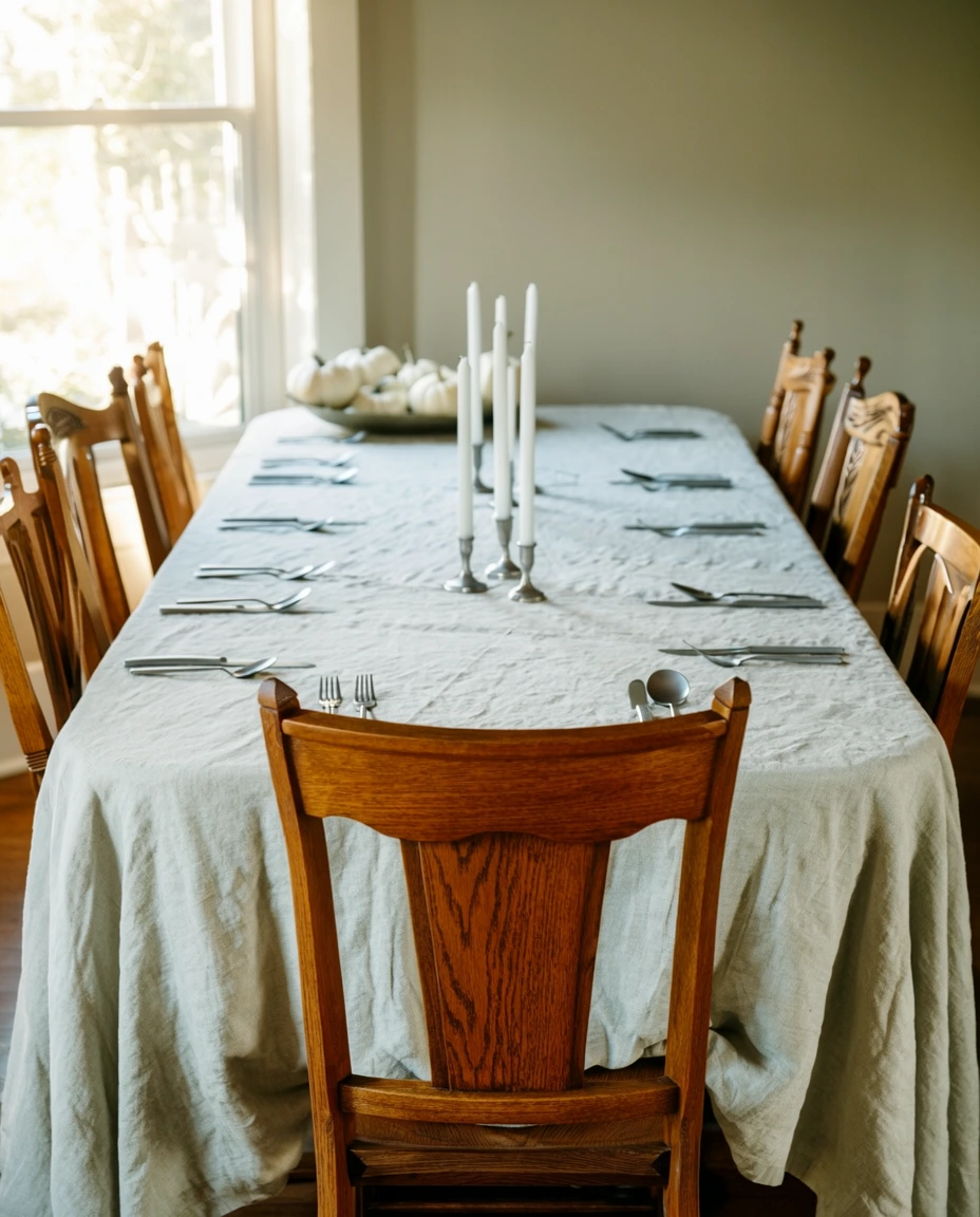Minimalist Silver Table Setting 2
