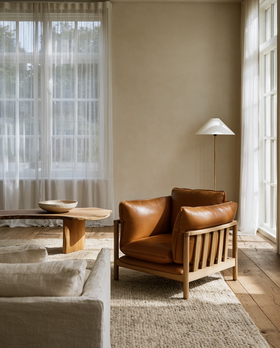 Mixing Brown Leather and Wool 2