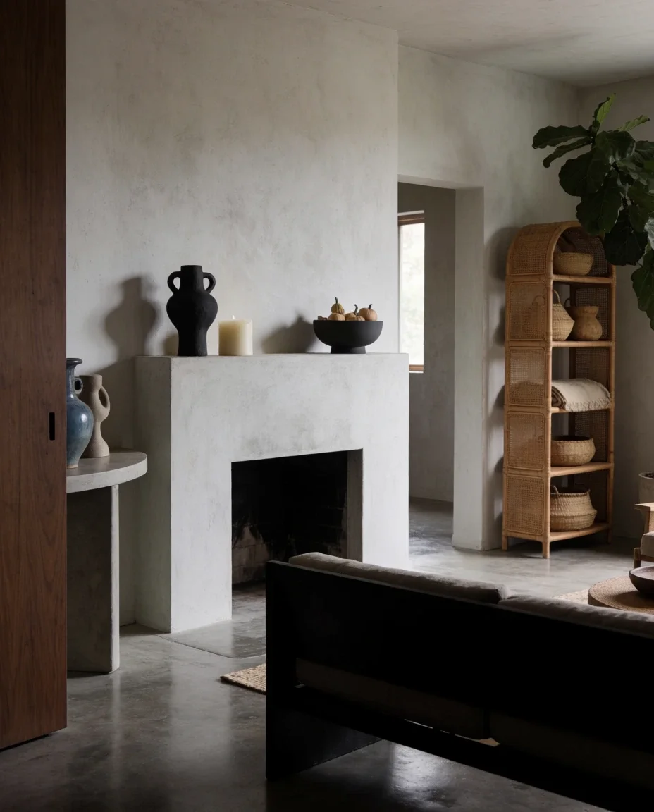 Modern Mantel Without the Clutter 2