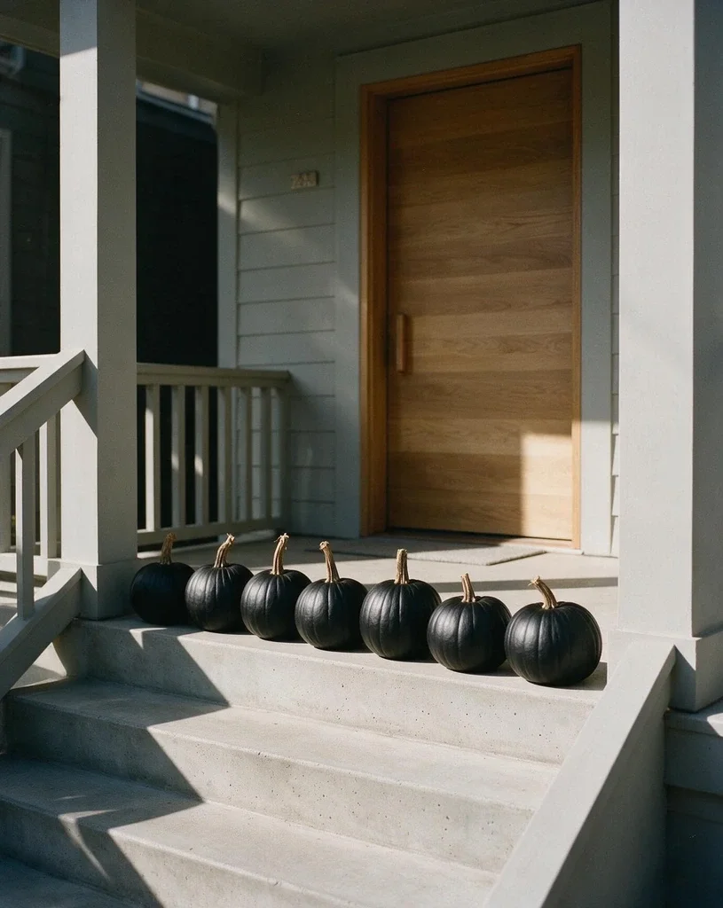 Modern Minimalist Pumpkin Row 1