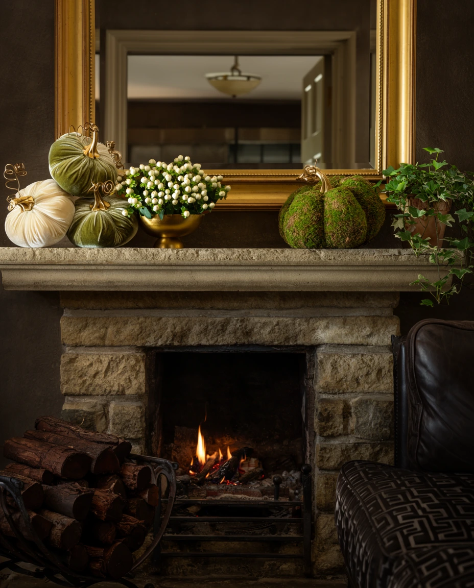 Moss and Velvet Pumpkins 1